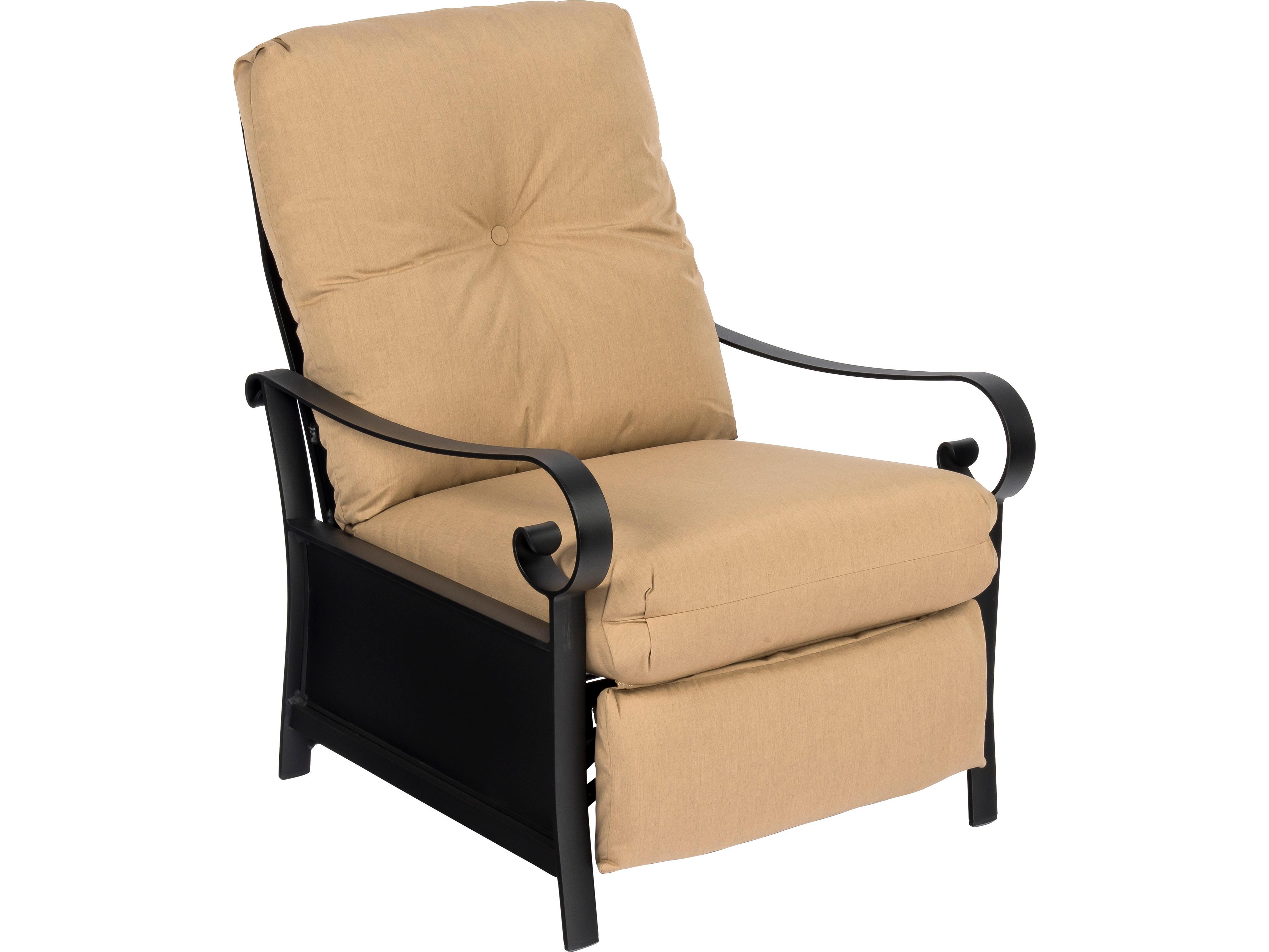 Woodard Belden Cushion Recliner Patio Lounge Chair