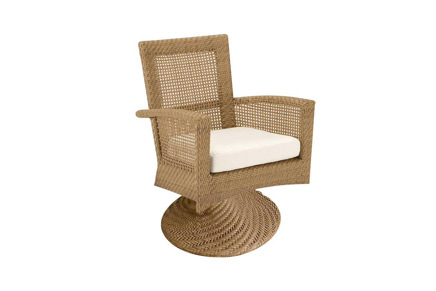 Woodard Trinidad Swivel Rocker Dining Chair Replacement Cushions