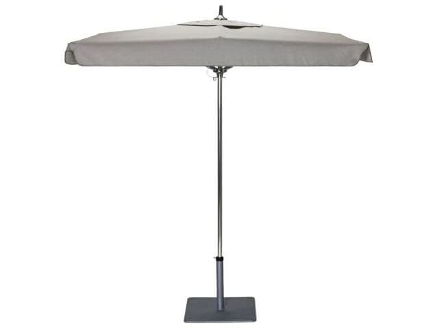 Woodard Canopi Aluminum 6 Foot Square Grace Flat Marine Pulley Outdoor Umbrella in Marine Fabric