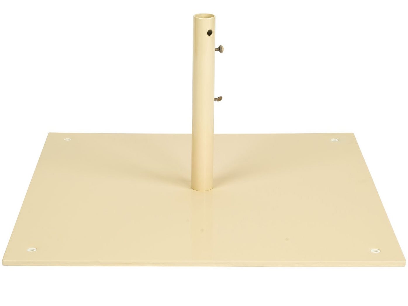 Woodard Steel Almond 30 Foot Square Free Standing Market Umbrella Base