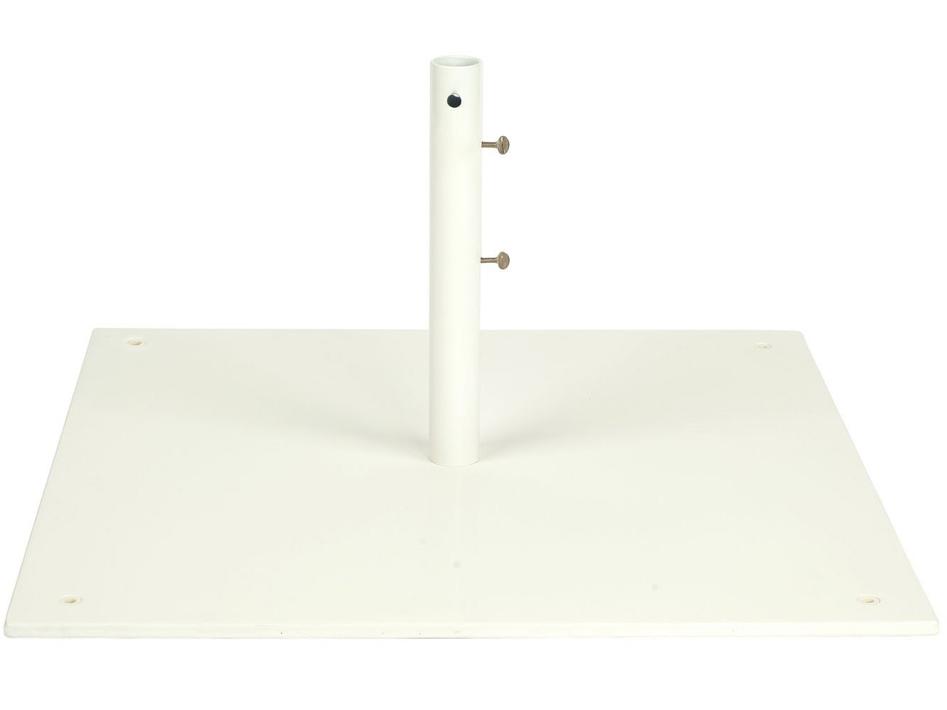 Woodard Steel White 30 Foot Square Free Standing Market Umbrella Base