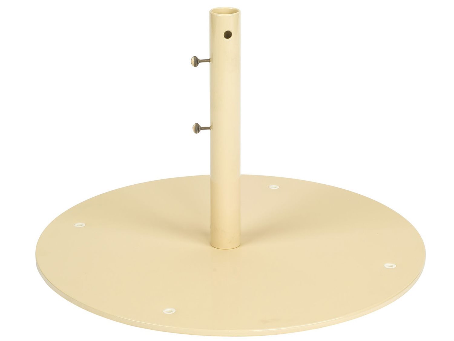 Woodard Steel Almond 24 Foot Round Free Standing Market Umbrella Base