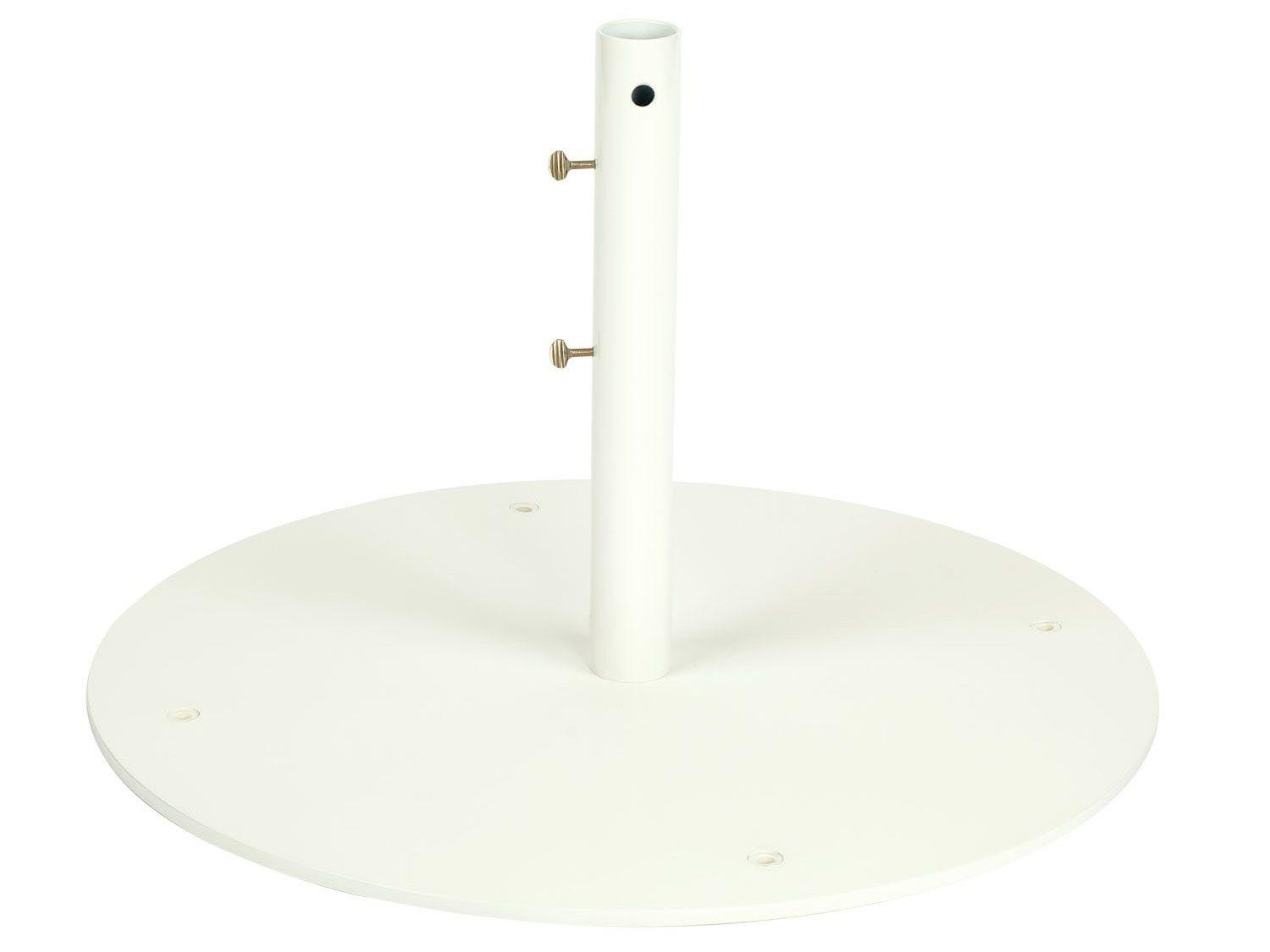 Woodard Steel White 24 Foot Round Free Standing Market Umbrella Base