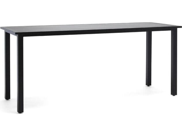 Woodard Communal Aluminum Rectangular Patio Counter Table