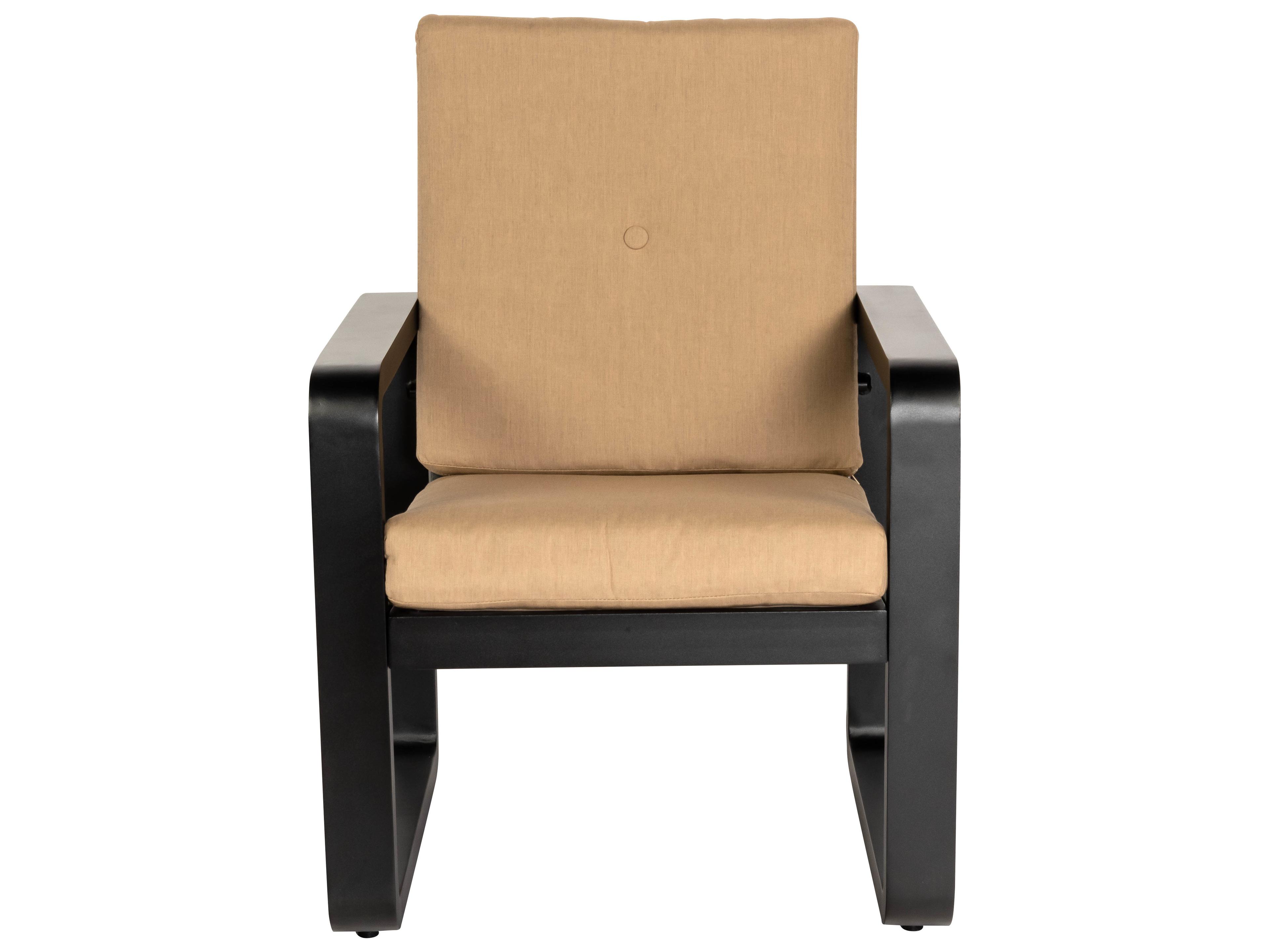 Woodard Vale Cushion Aluminum Patio Dining Arm Chair