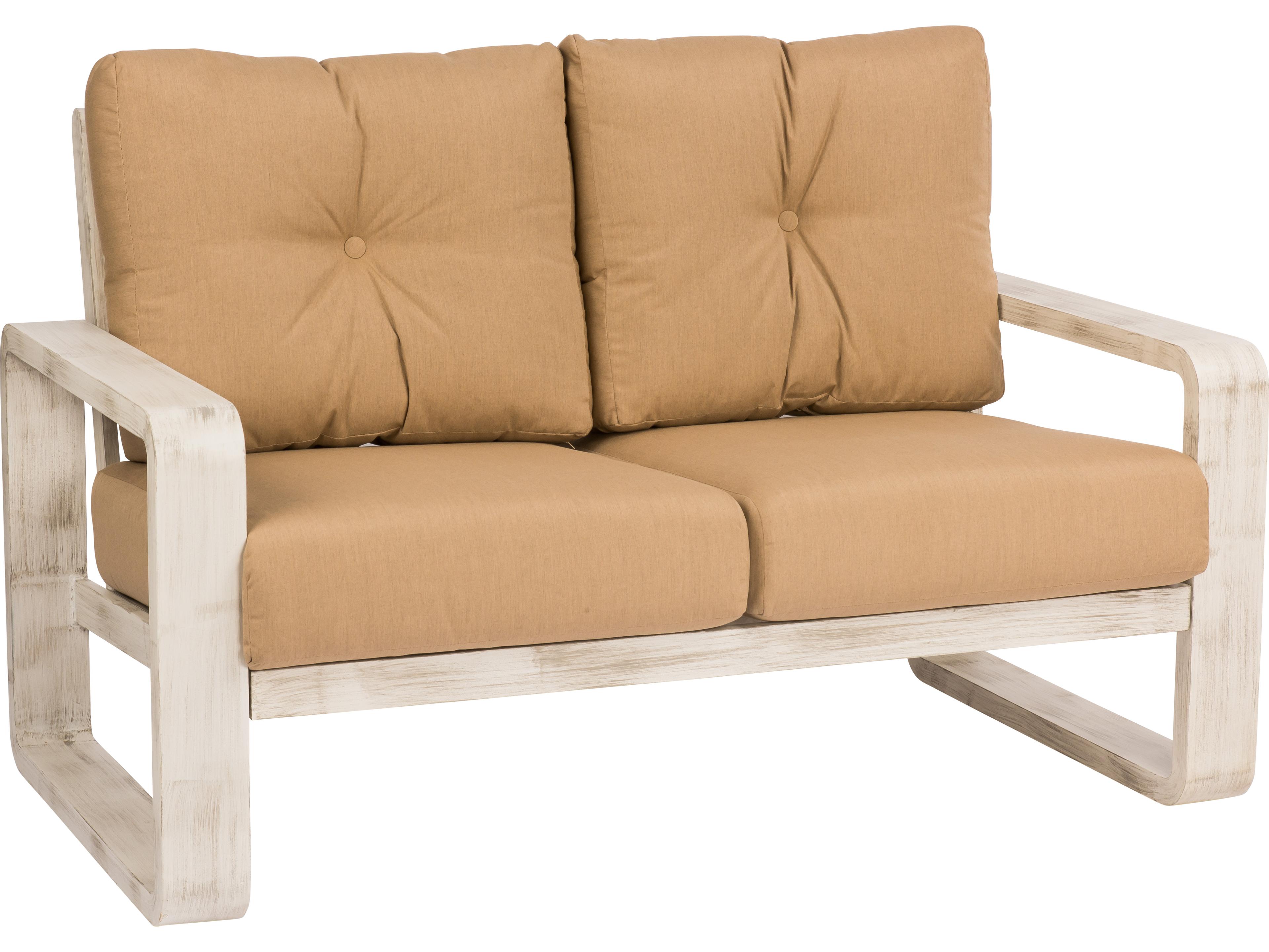 Woodard Vale Cushion Aluminum Outdoor Loveseat