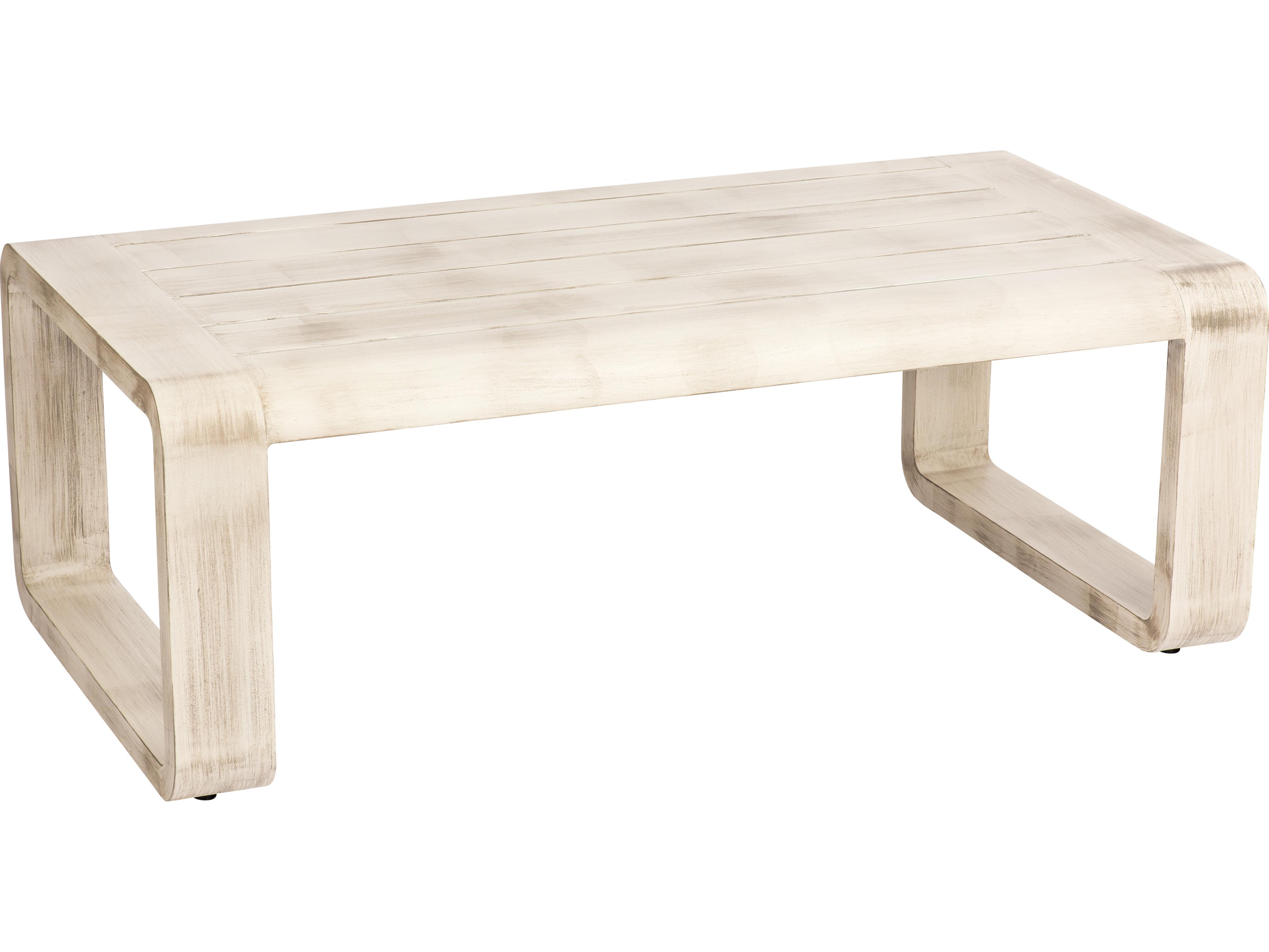 Woodard Vale Aluminum Rectangular Outdoor Coffee Table