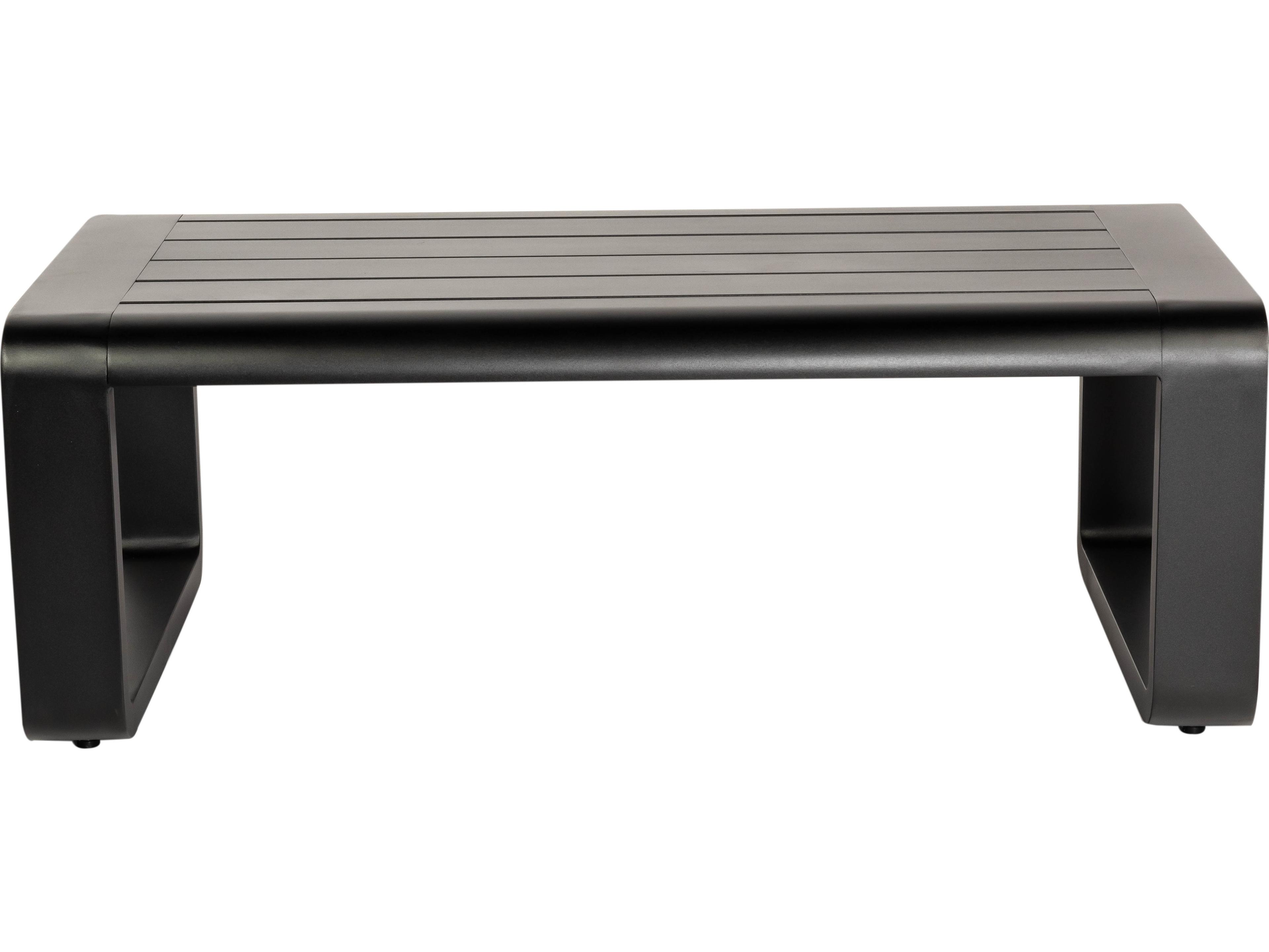 Woodard Vale Aluminum Rectangular Outdoor Coffee Table