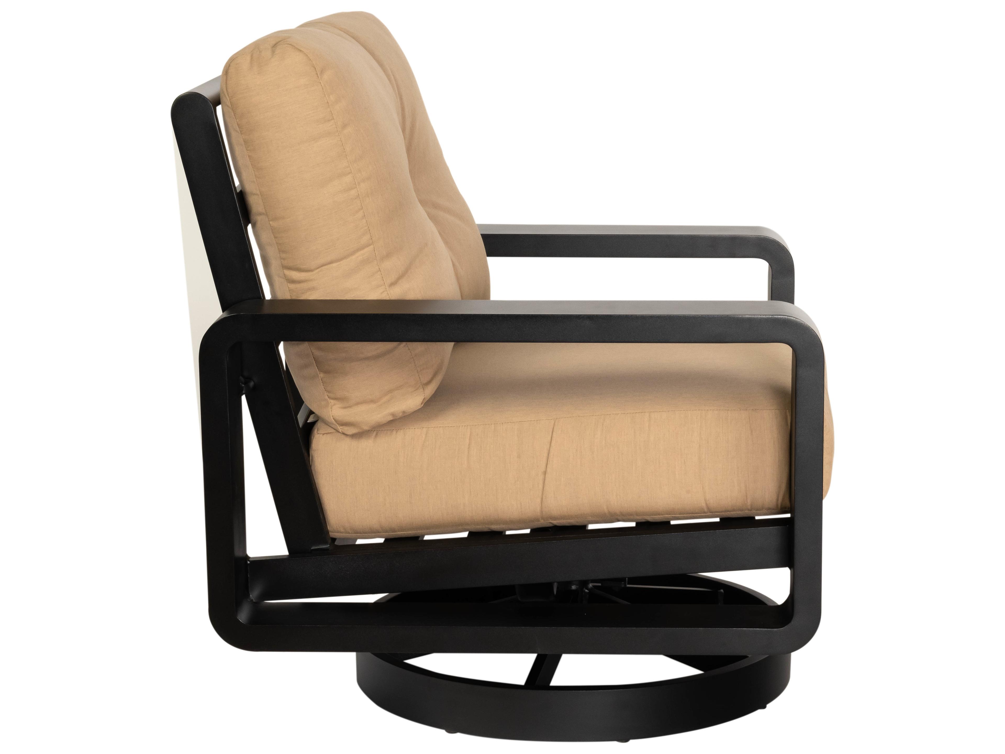 Woodard Vale Cushion Aluminum Swivel Outdoor Lounge Chair