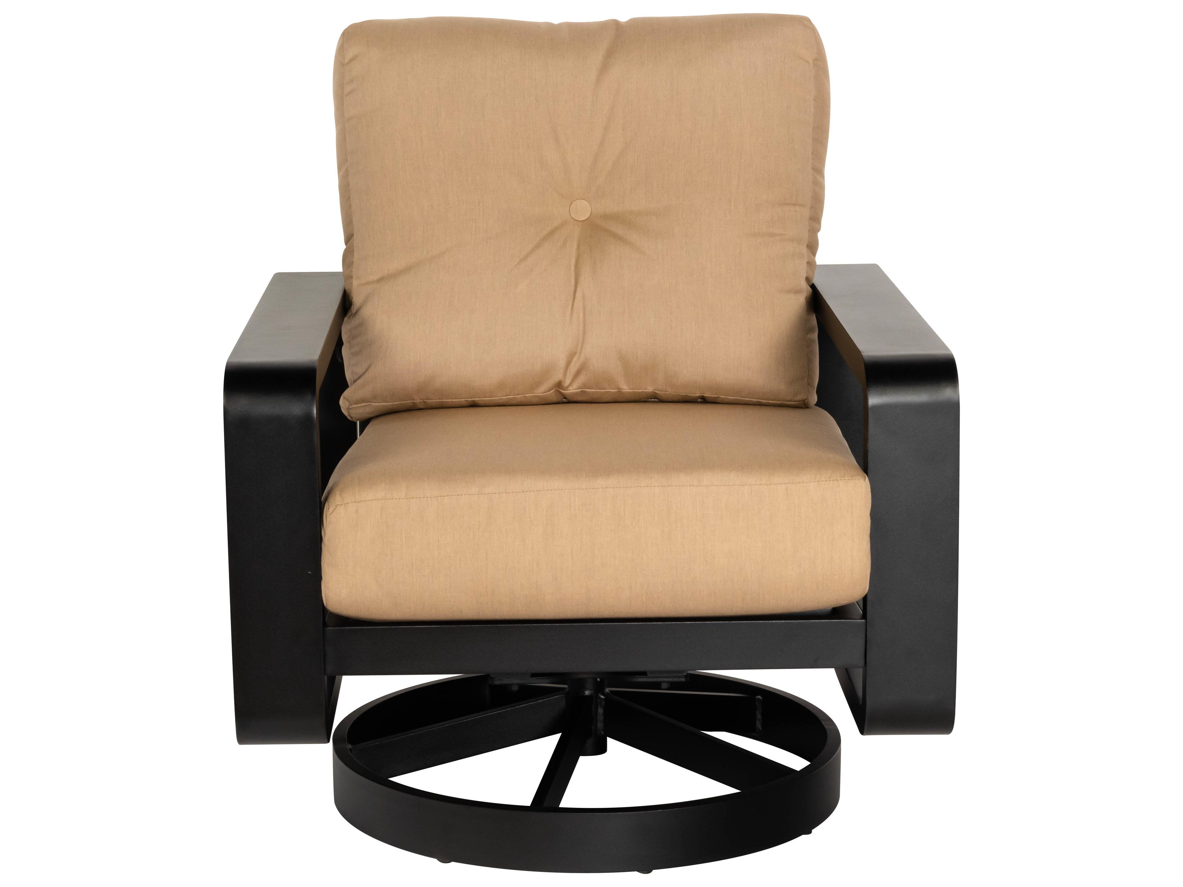 Woodard Vale Cushion Aluminum Swivel Outdoor Lounge Chair