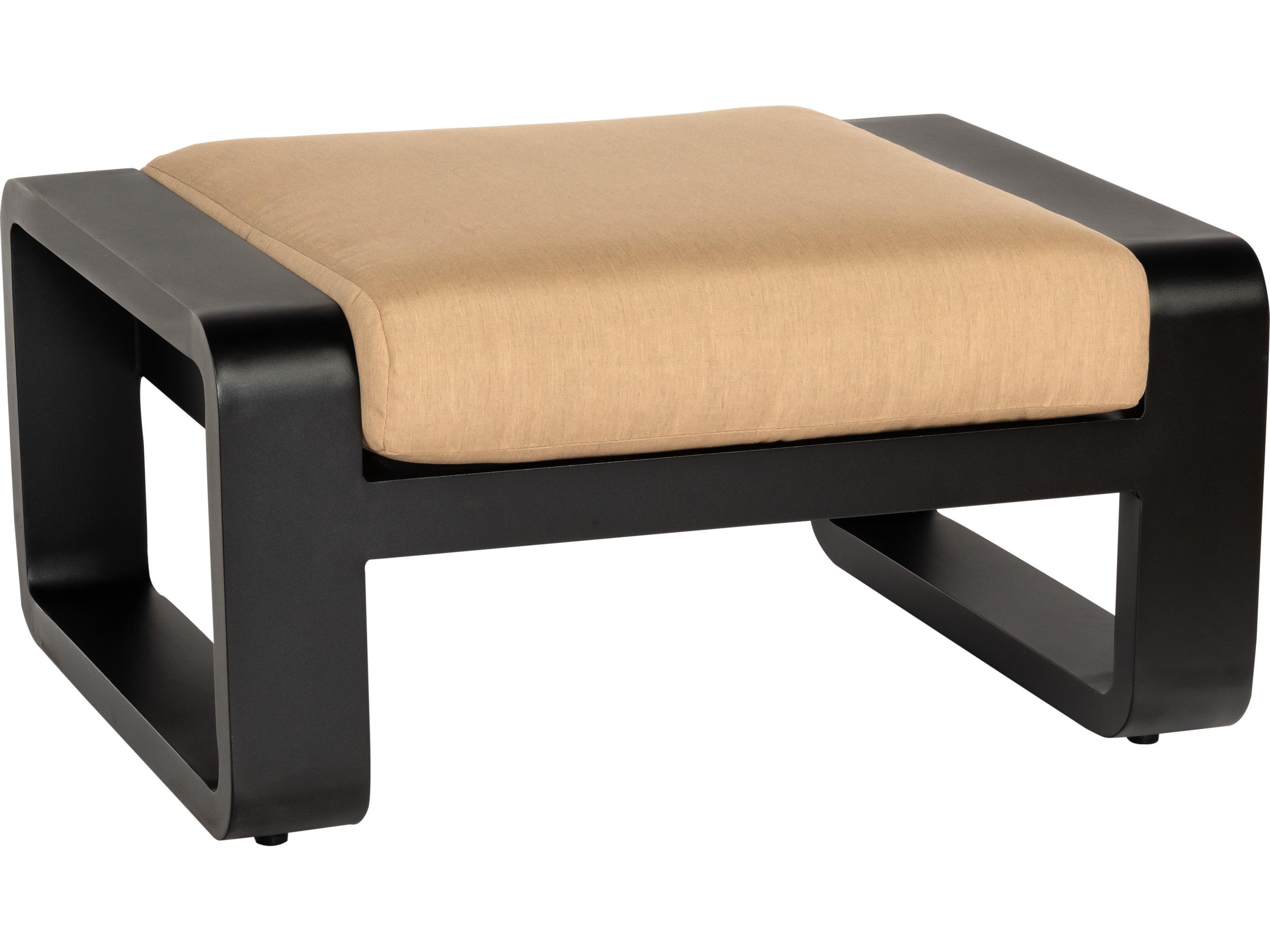 Woodard Vale Cushion Aluminum Outdoor Ottoman