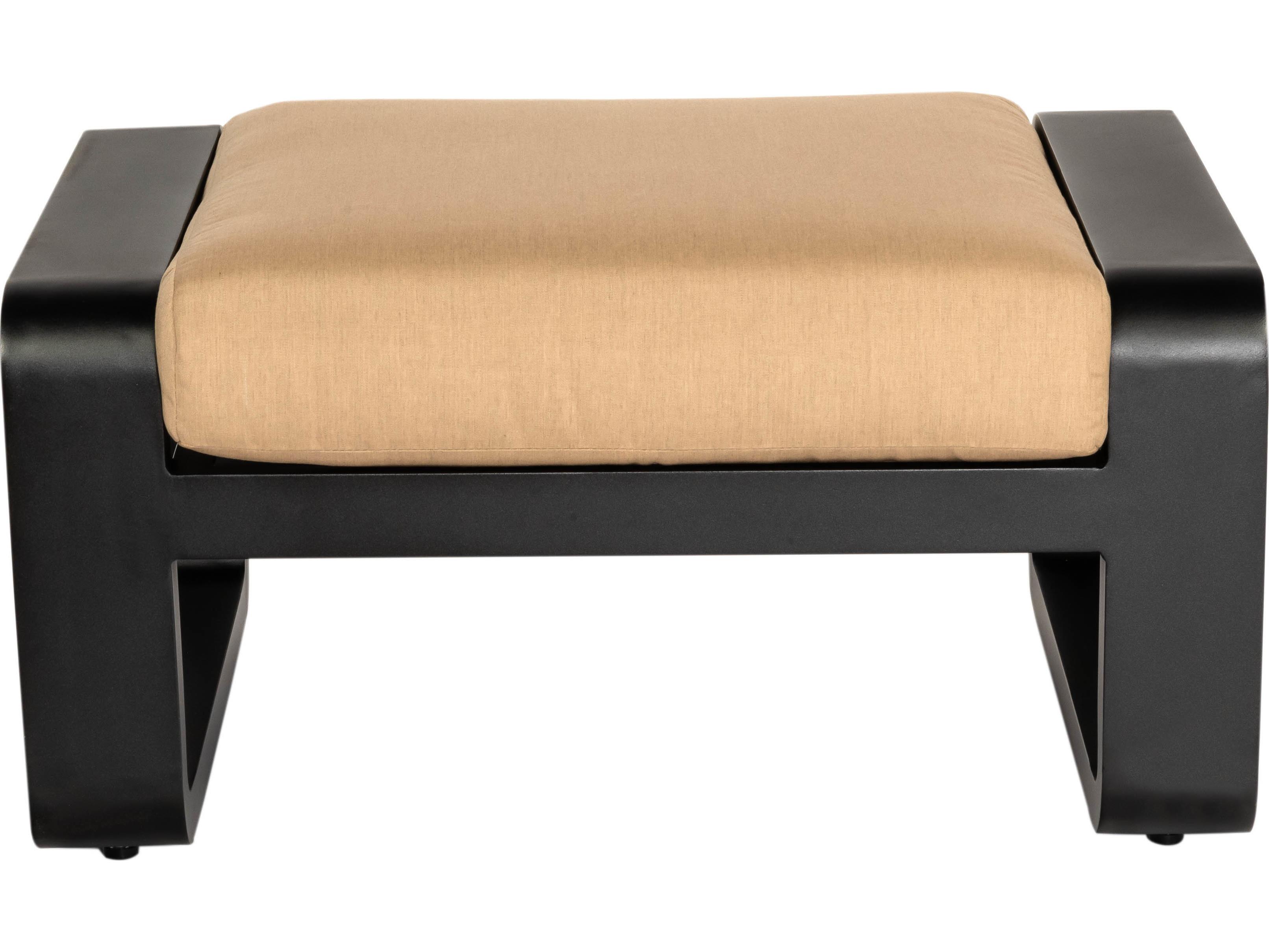 Woodard Vale Cushion Aluminum Outdoor Ottoman