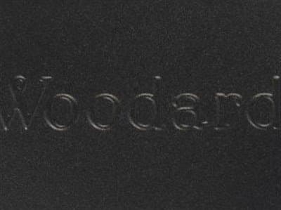 Woodard Albion Wrought Iron Stackable Outdoor Dining Side Chair -Textured Black