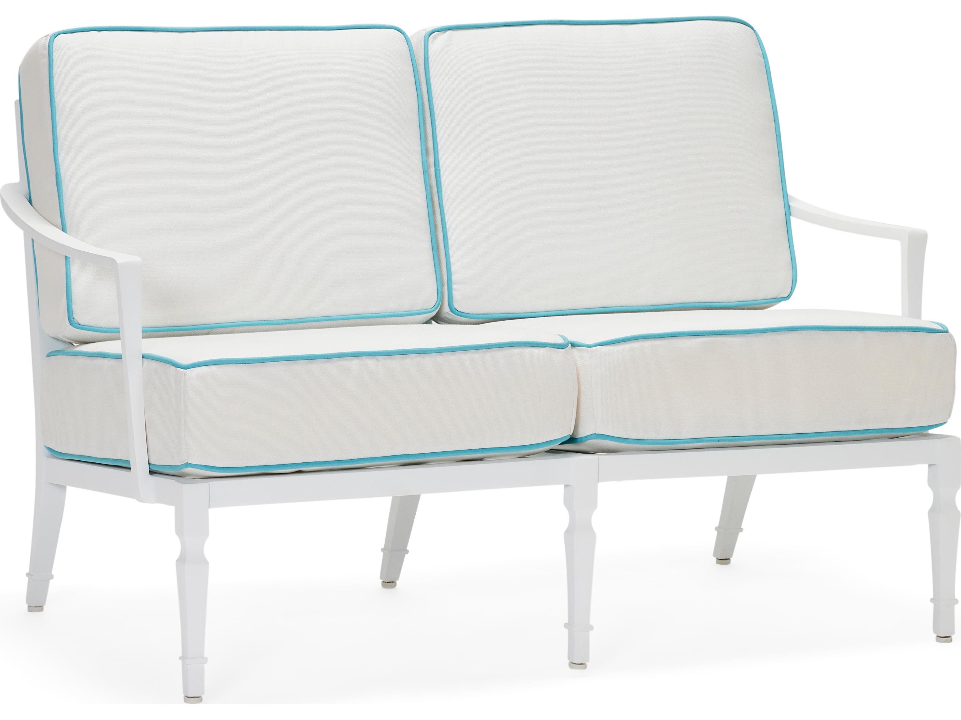 Woodard Tuoro Cast Aluminum Outdoor Loveseat