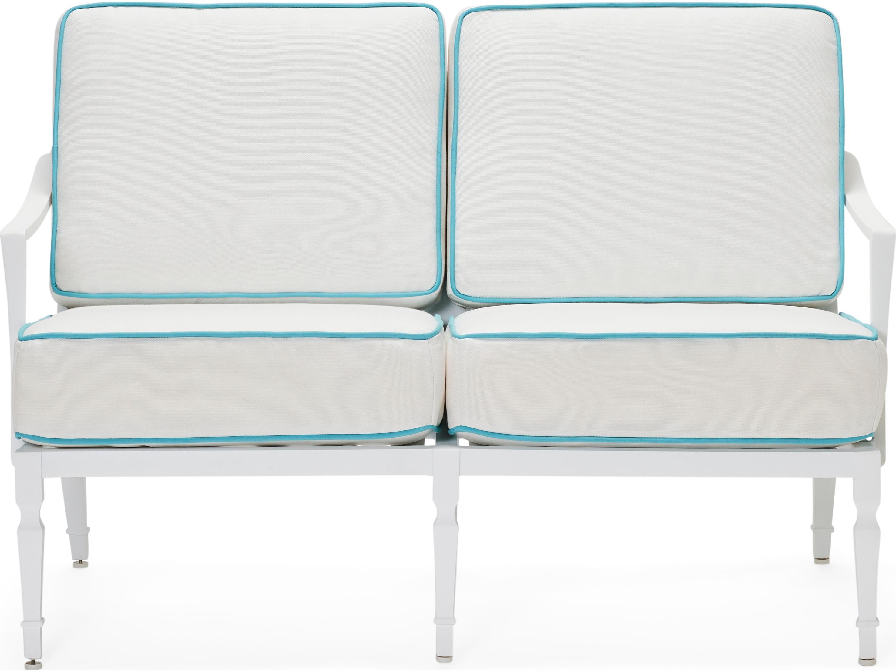 Woodard Tuoro Cast Aluminum Outdoor Loveseat