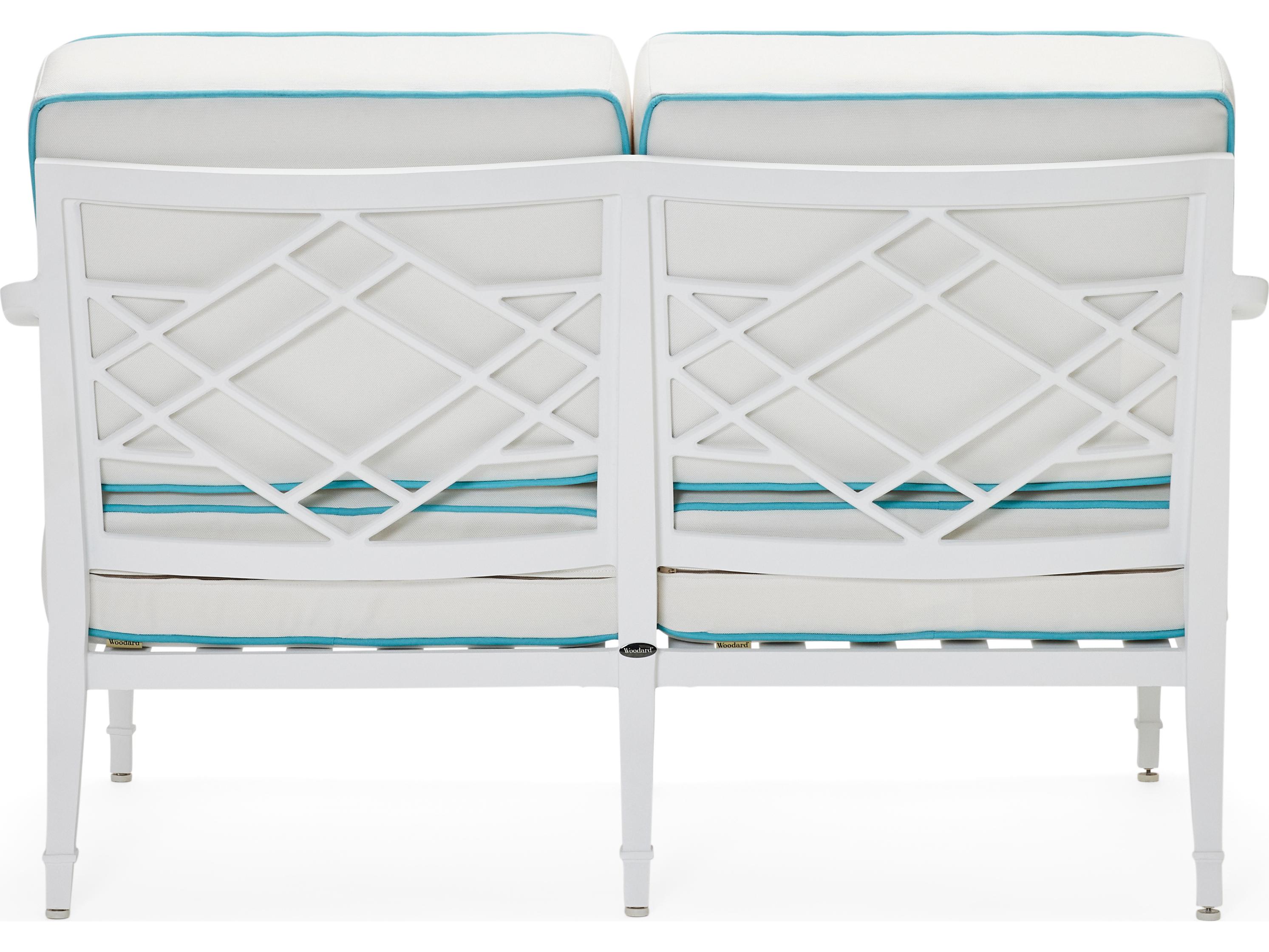 Woodard Tuoro Cast Aluminum Outdoor Loveseat