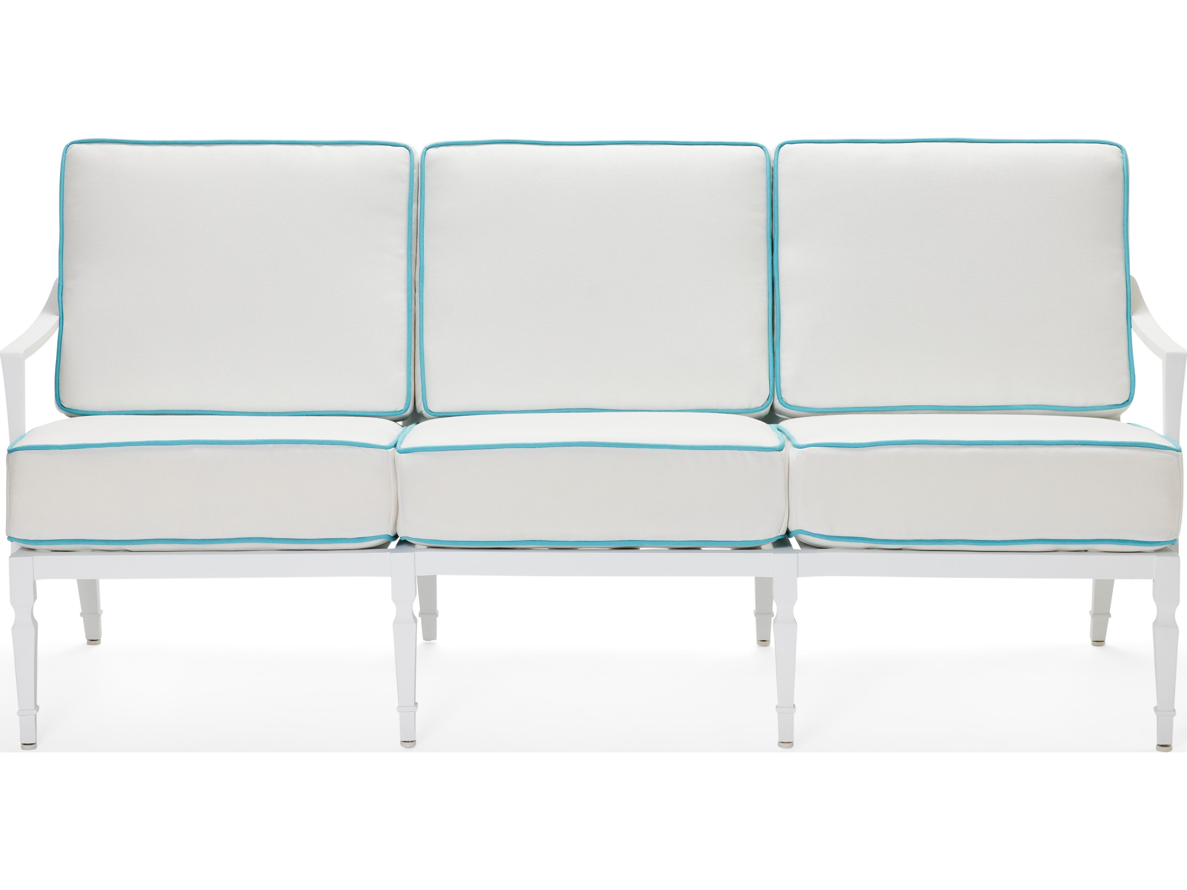 Woodard Tuoro Cast Aluminum Outdoor Patio Sofa