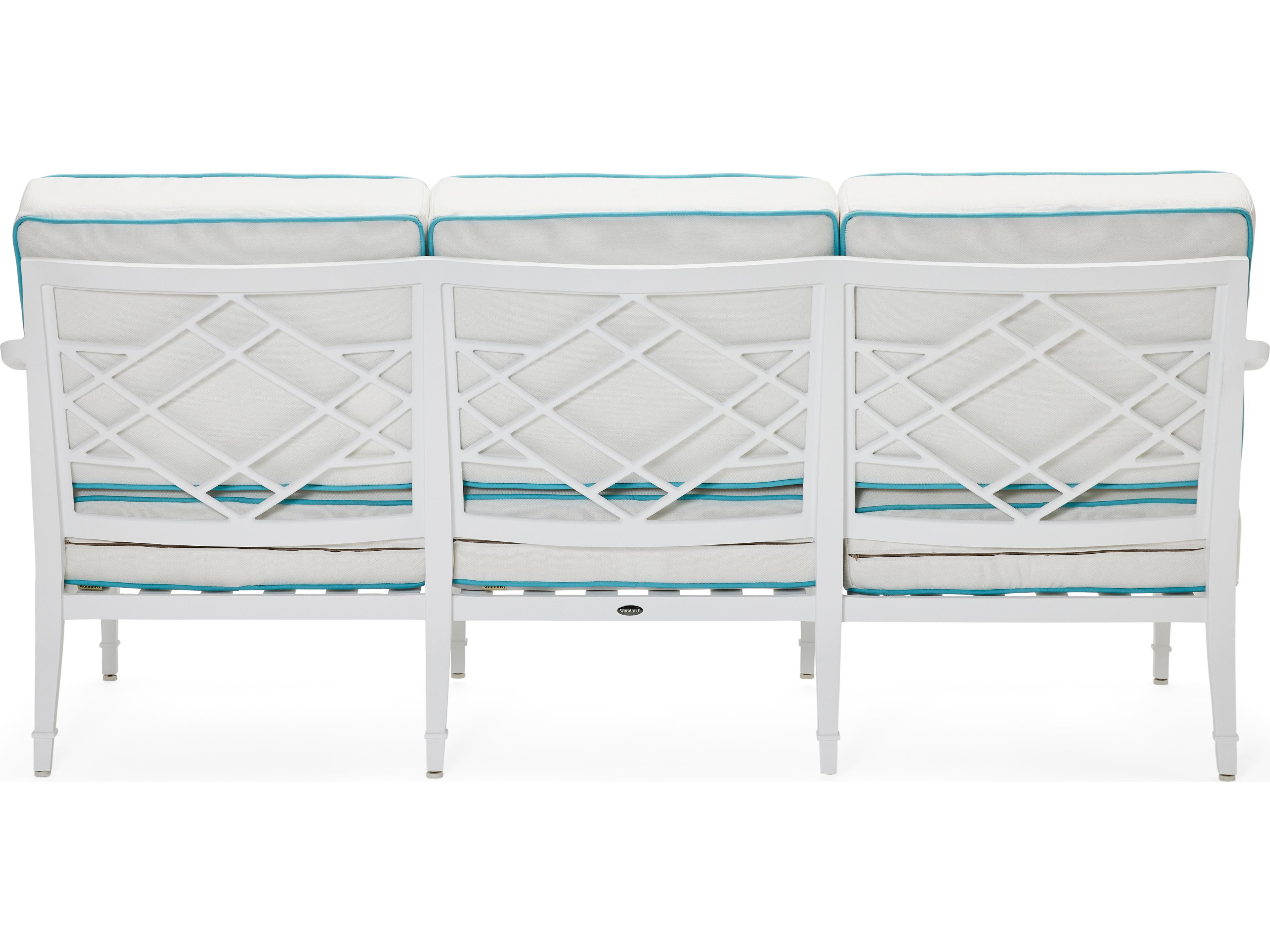 Woodard Tuoro Cast Aluminum Outdoor Patio Sofa