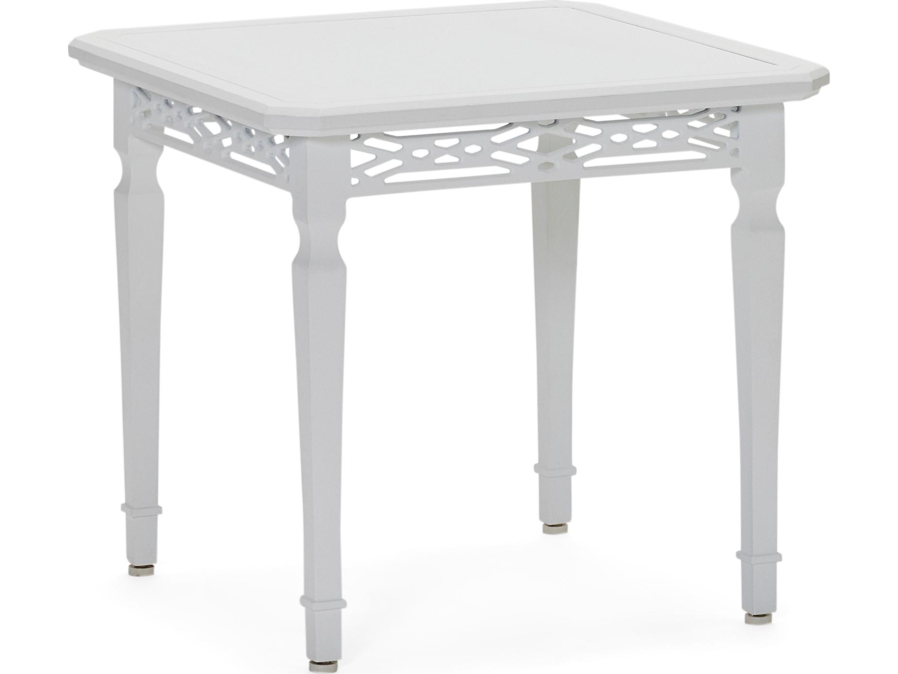 Woodard Tuoro Cast Aluminum Square Patio End Table