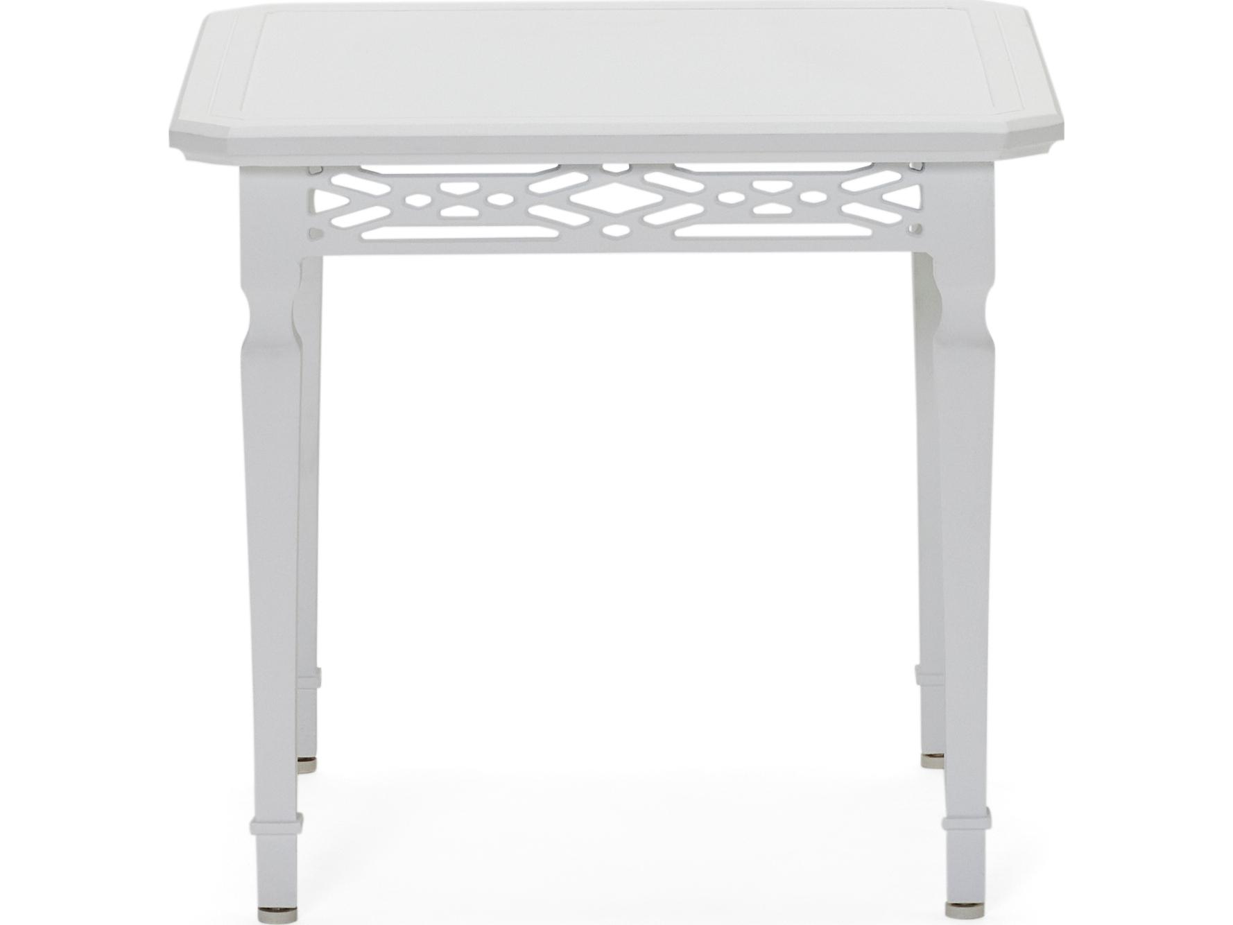 Woodard Tuoro Cast Aluminum Square Patio End Table
