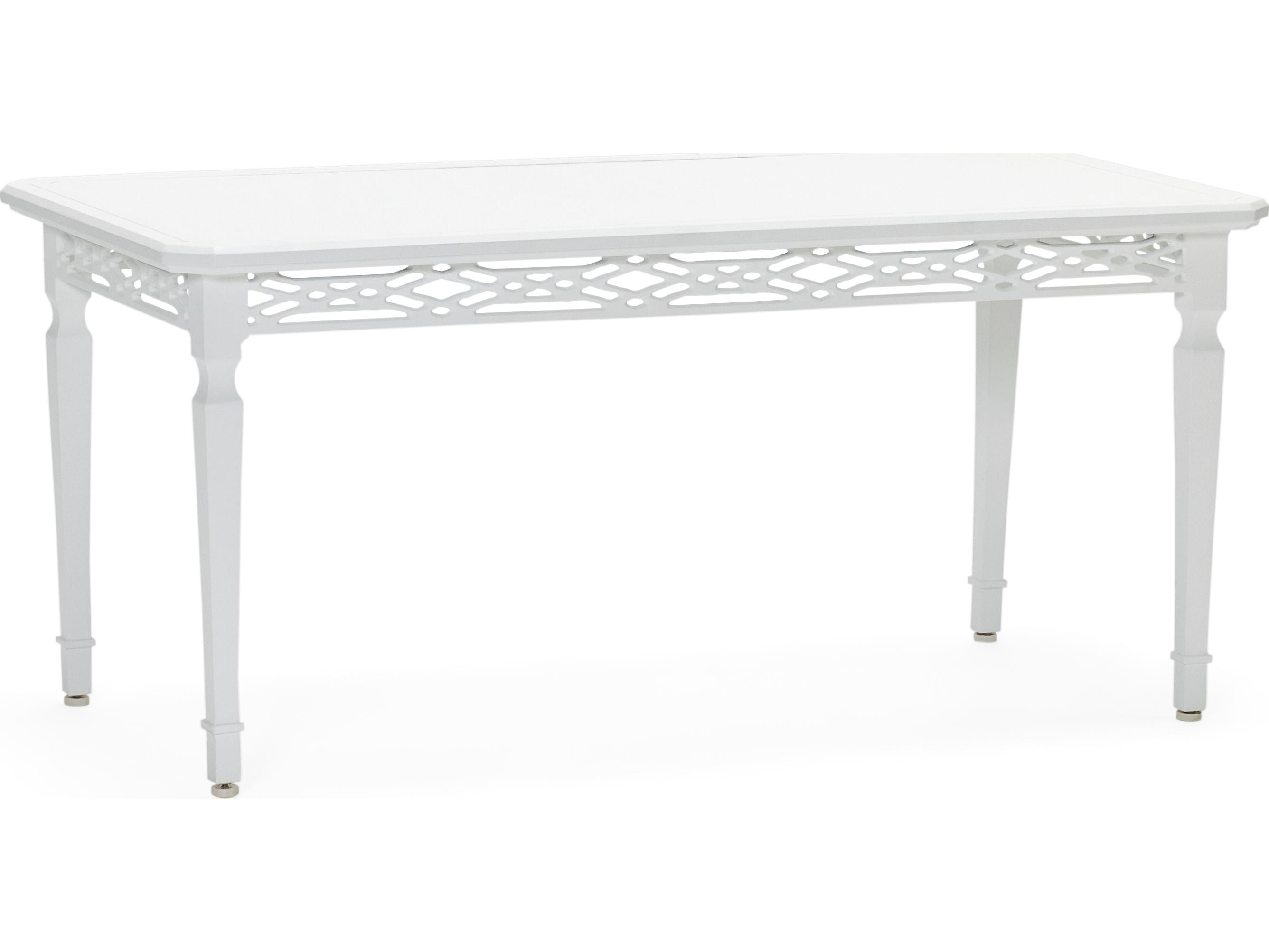 Woodard Tuoro Cast Aluminum Rectangular Outdoor Patio Coffee Table