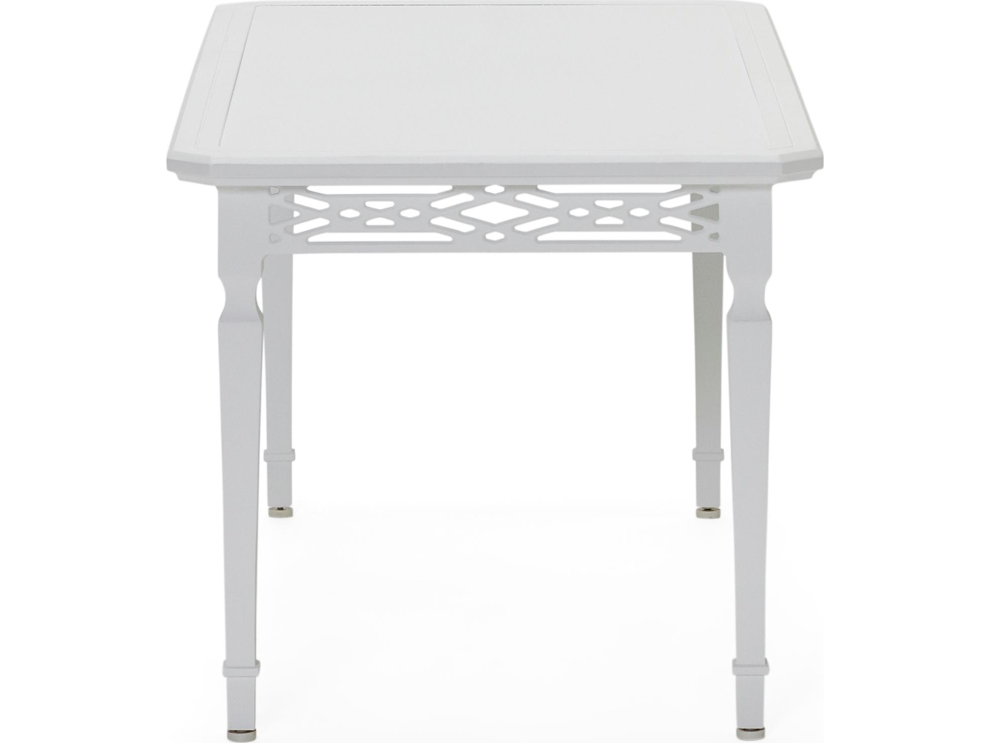 Woodard Tuoro Cast Aluminum Rectangular Outdoor Patio Coffee Table