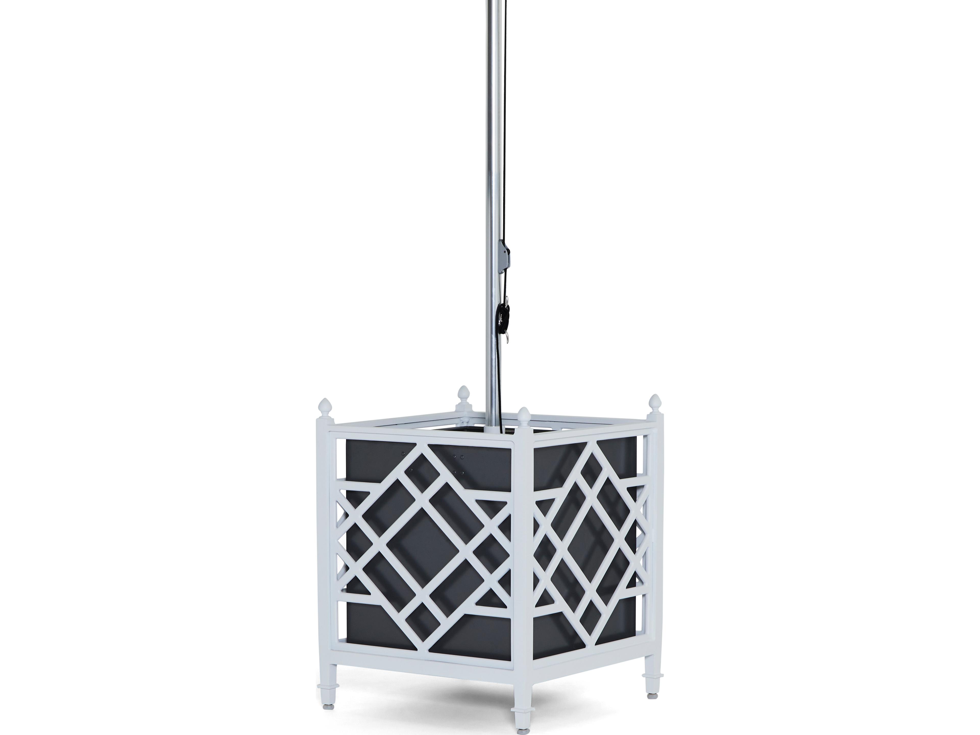 Woodard Alexa Hampton Tuoro Aluminum 24.75'' Square Planter