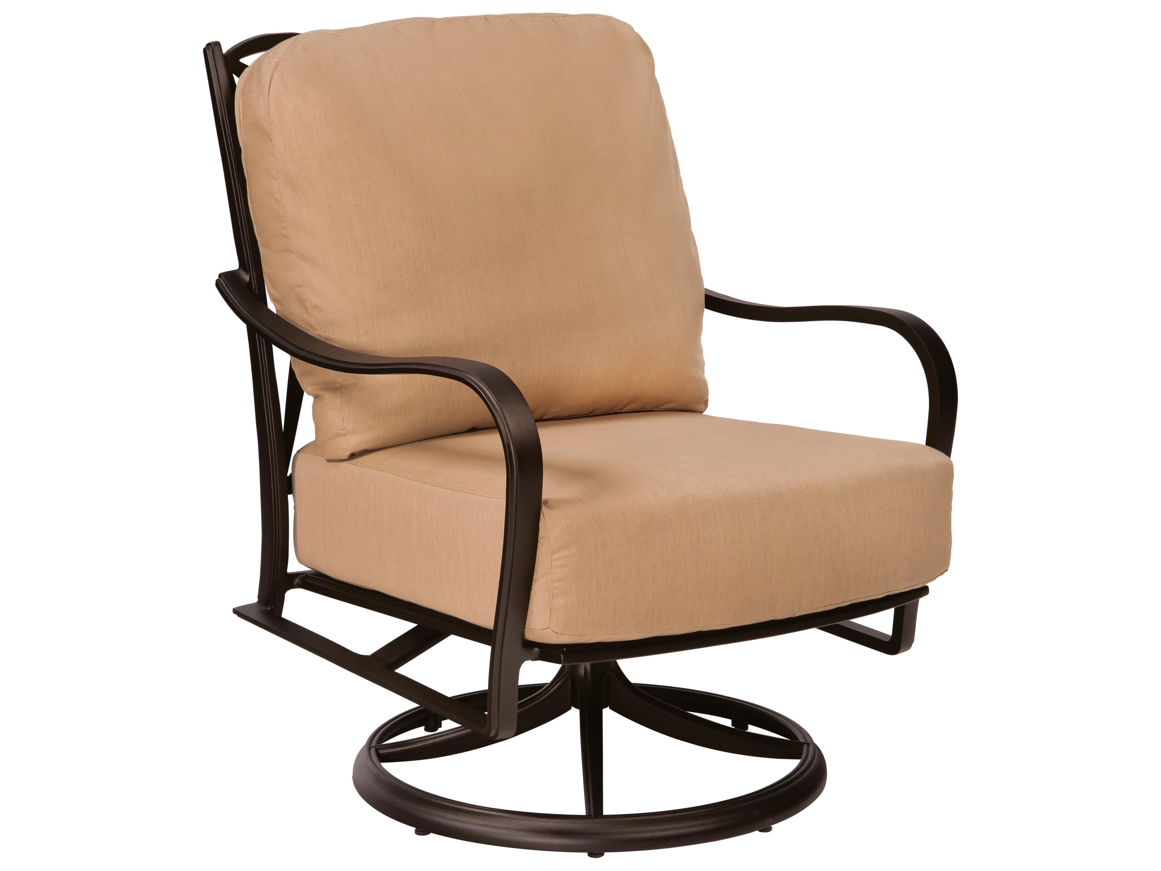 Woodard Apollo Swivel Rocking Lounge Chair Seat & Back Replacement Cushions