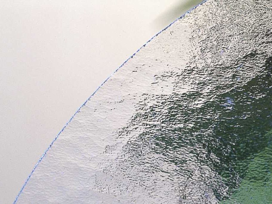 Woodard Aluminum Deluxe Round Acrylic Top Outdoor Patio Dining Table with Umbrella Hole