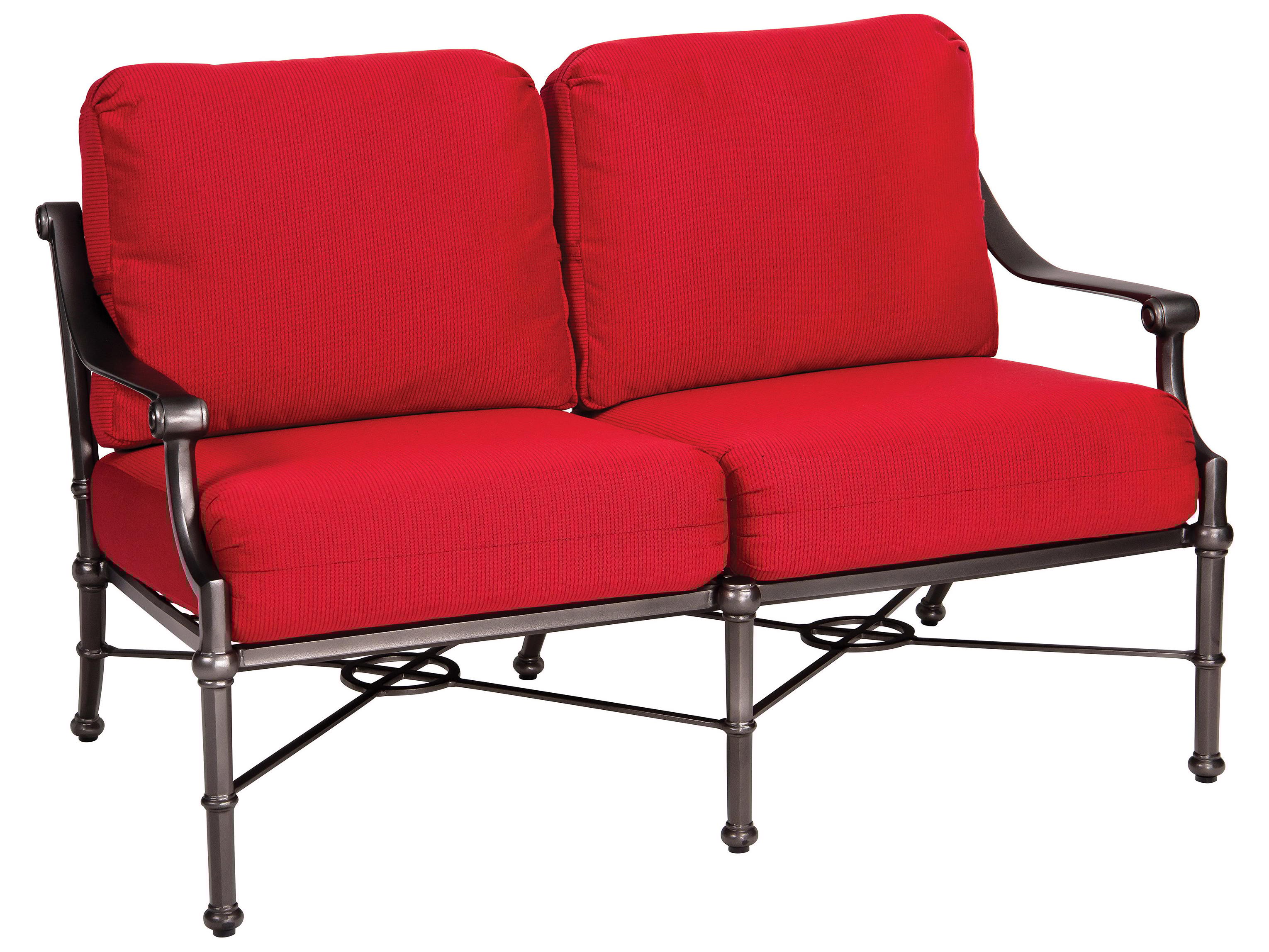 Woodard Delphi Loveseat Replacement Cushions