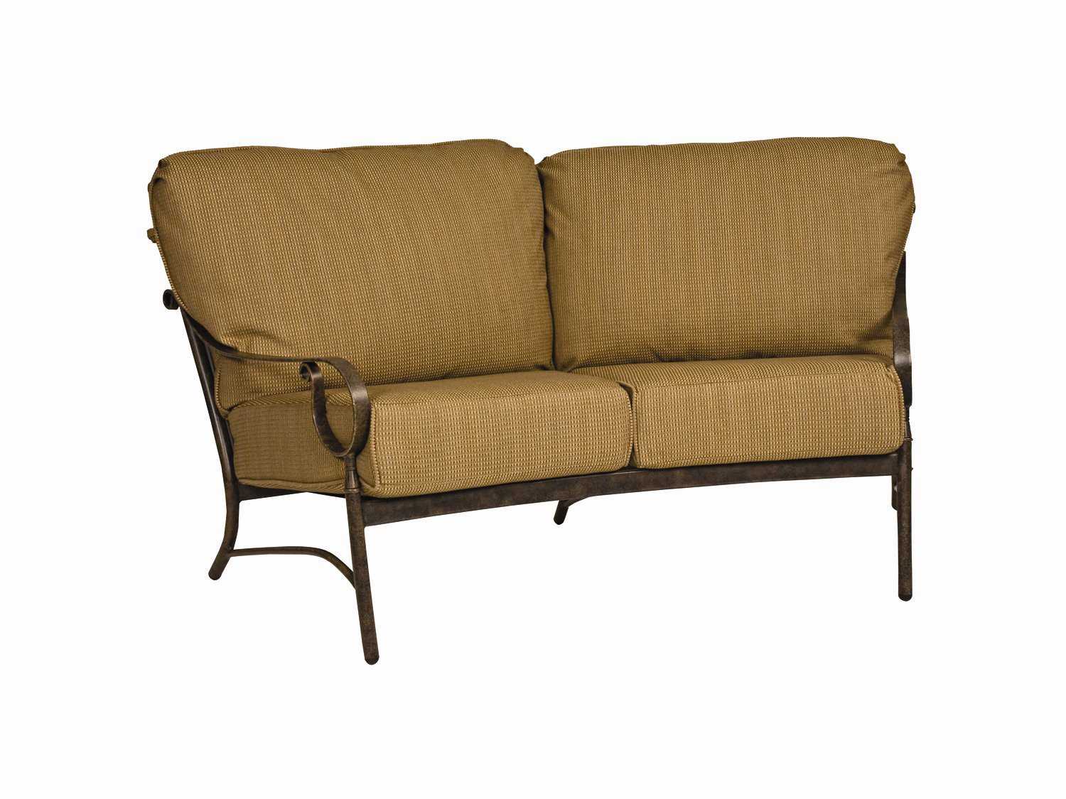 Woodard Ridgecrest Crescent Loveseat Replacement Cushions