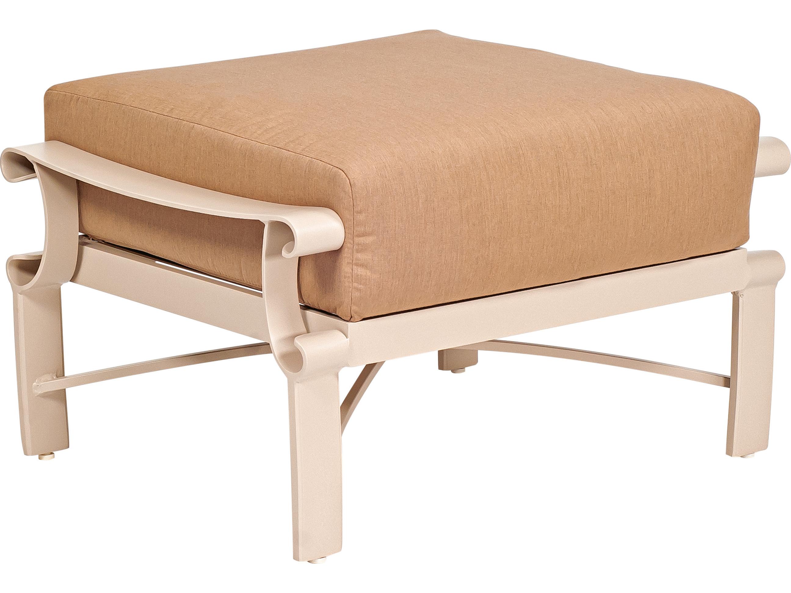 Woodard Bungalow Ottoman Replacement Cushions