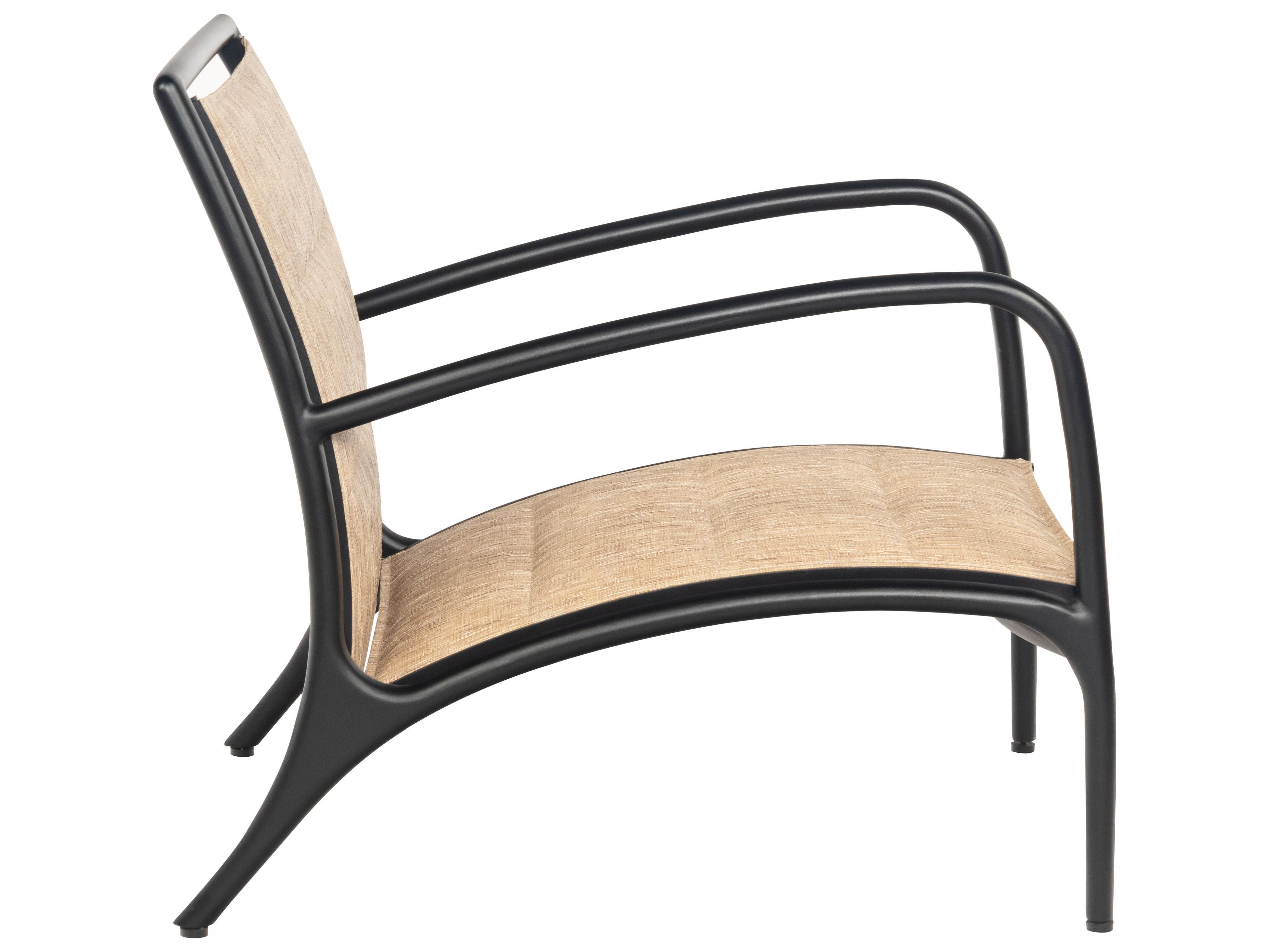 Woodard Orion Padded Sling Aluminum Outdoor Patio Lounge Chair