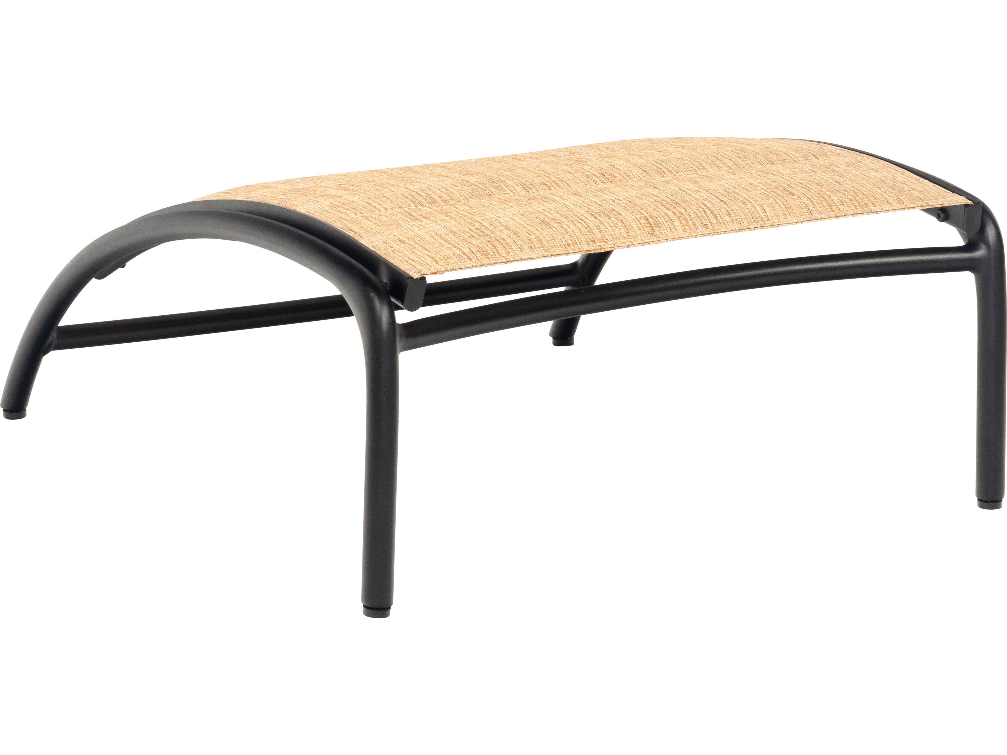 Woodard Orion Padded Sling Aluminum Outdoor Ottoman