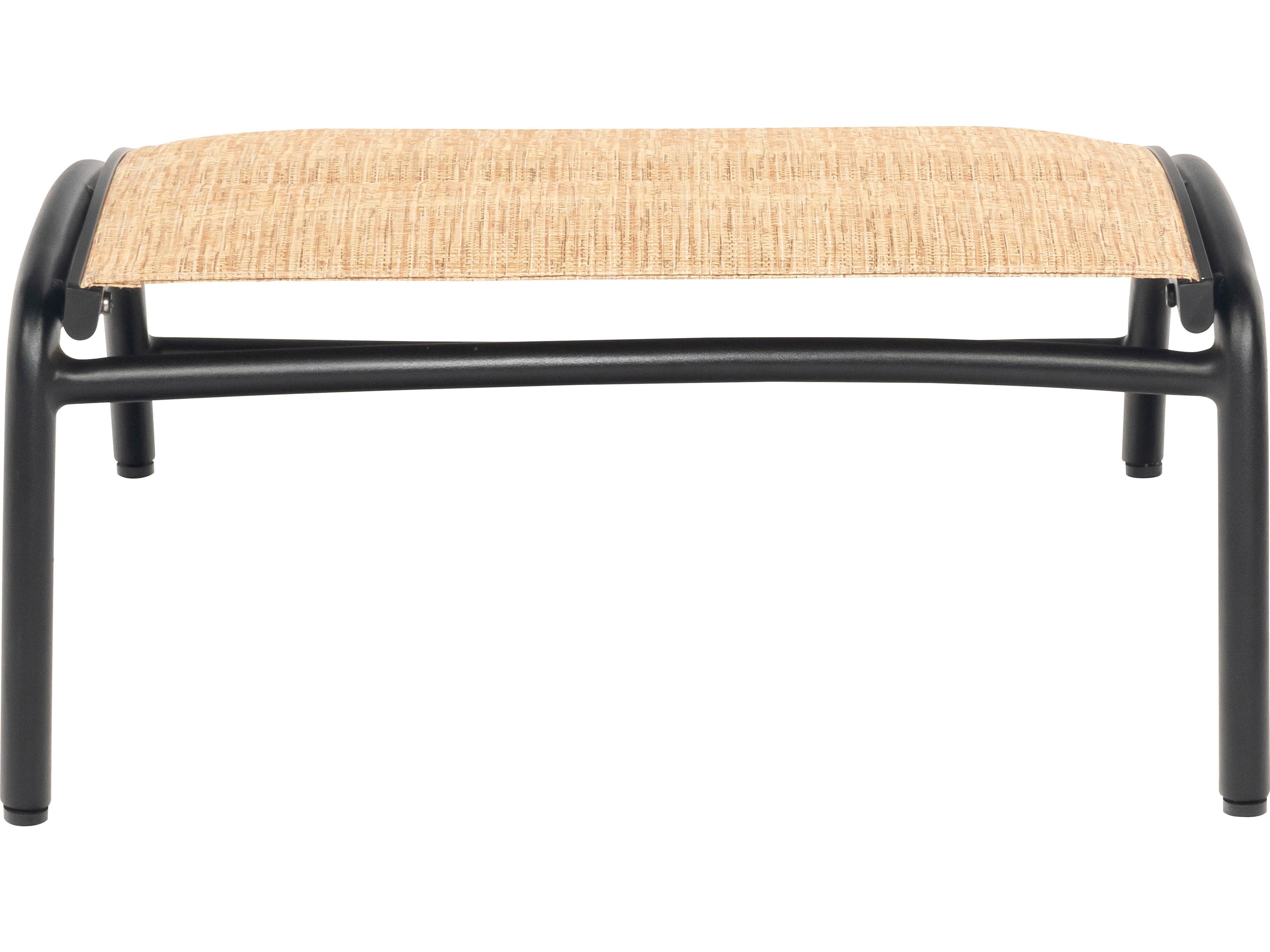 Woodard Orion Padded Sling Aluminum Outdoor Ottoman