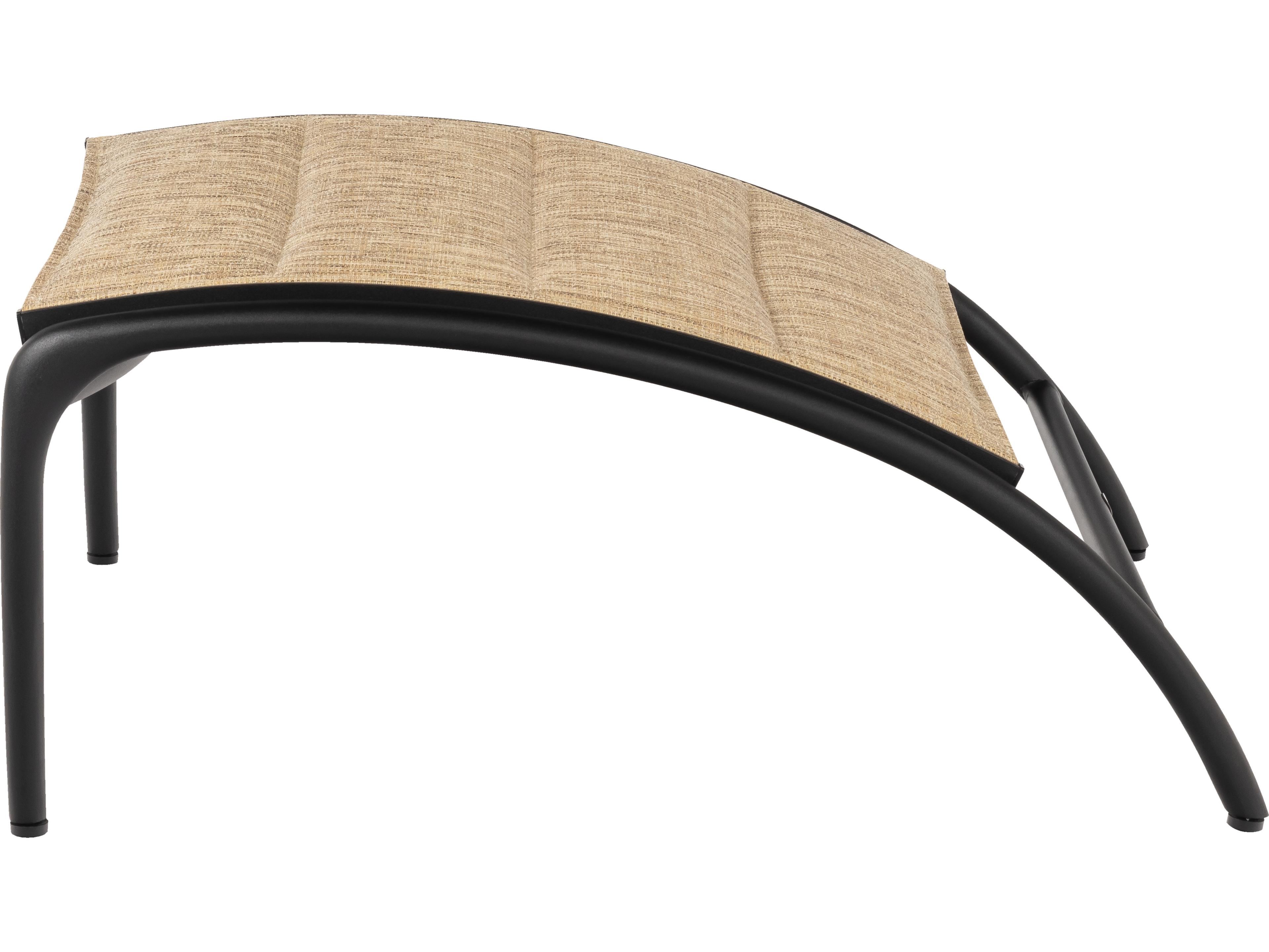 Woodard Orion Padded Sling Aluminum Outdoor Patio Ottoman