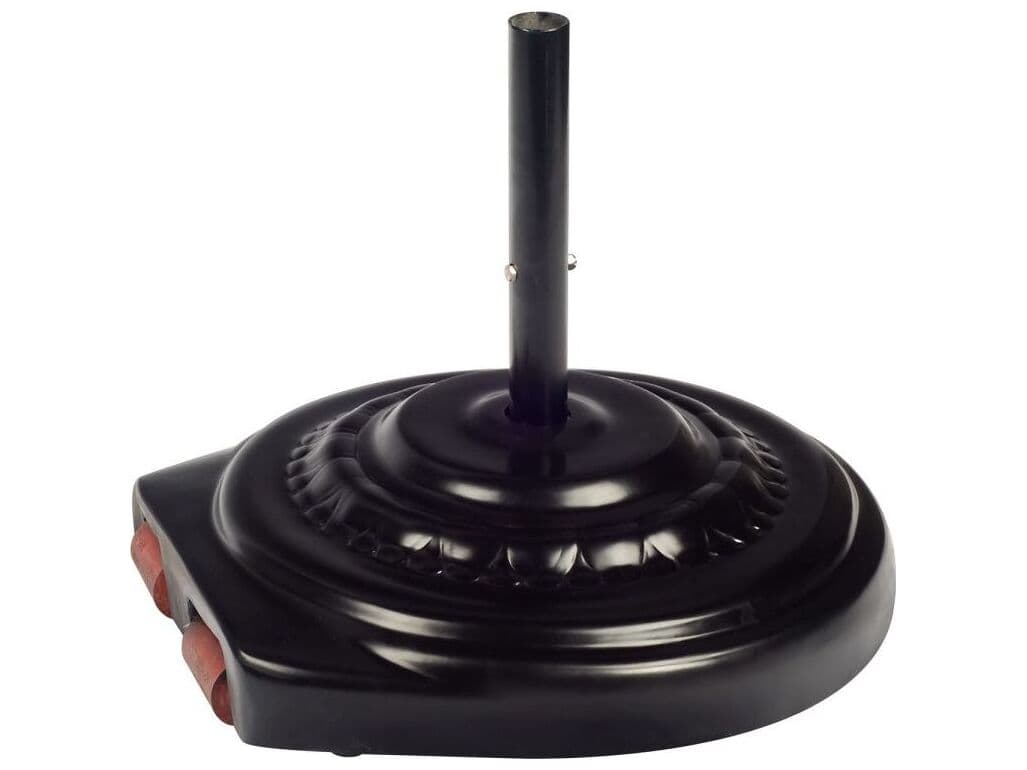 Woodard Canopi Aluminum 110 Pound Free Standing Base with Wheels in Black