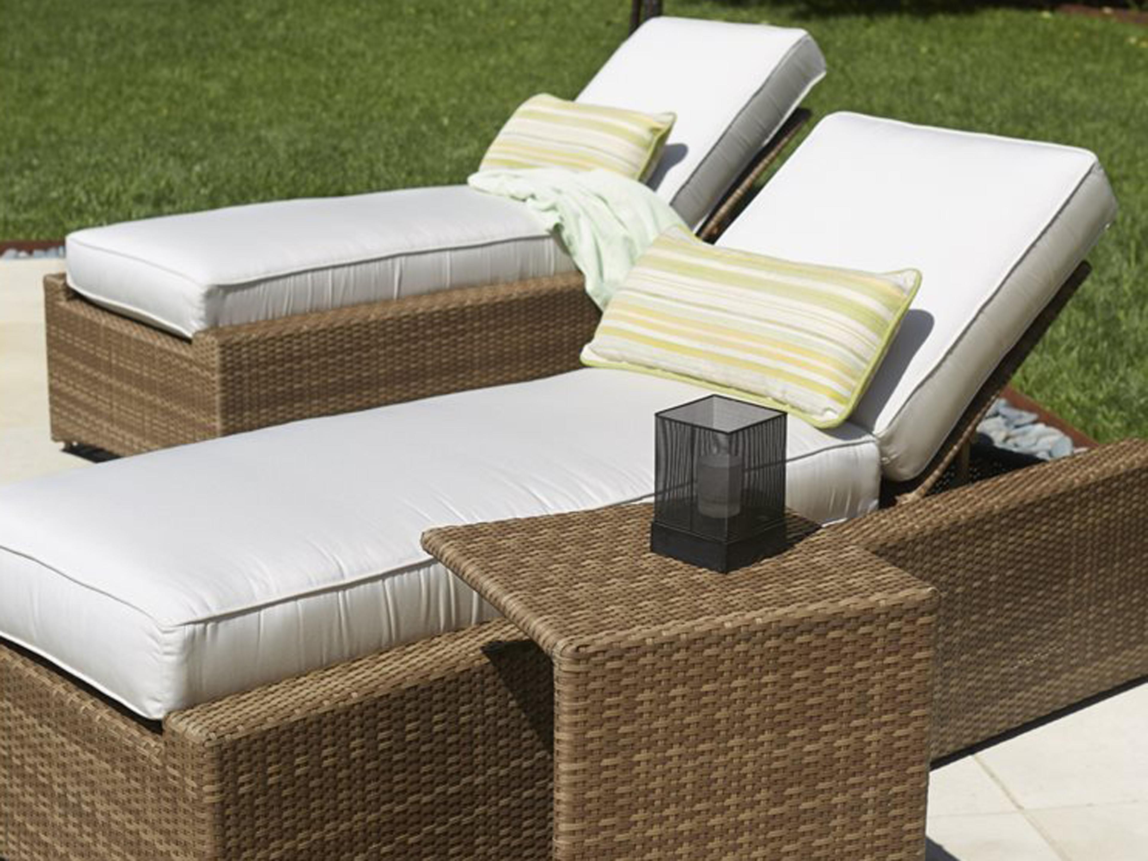 Woodard Whitecraft All Weather Wicker Serene Outdoor Patio Lounge Set