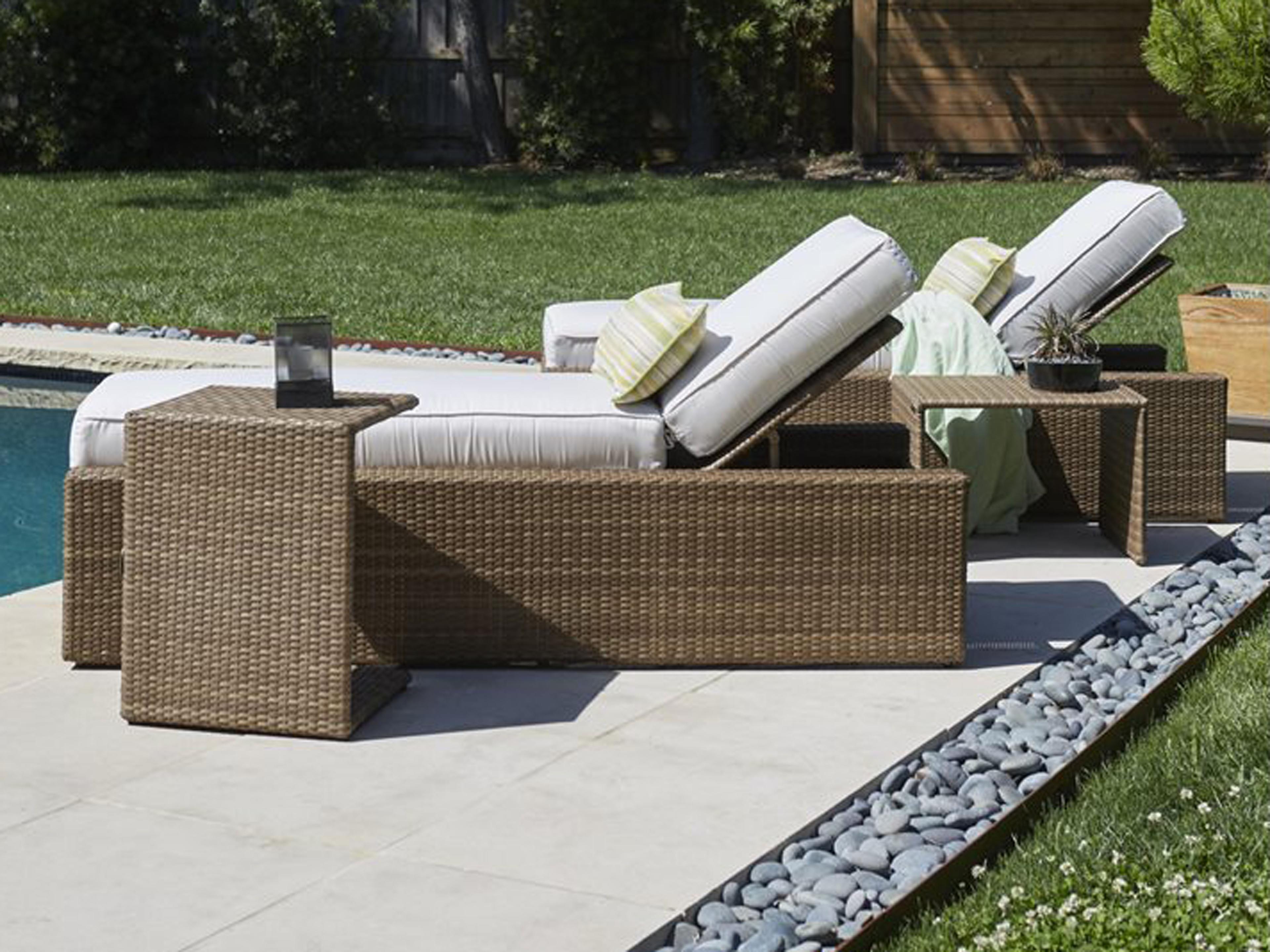 Woodard Whitecraft All Weather Wicker Serene Outdoor Lounge Set