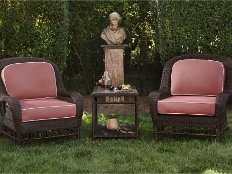 Woodard Alexa Hampton San Michele Wicker Patio Lounge Set