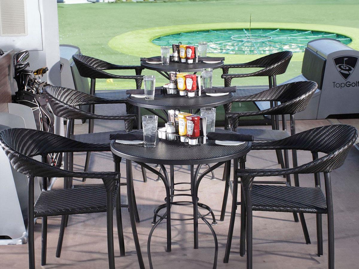 Woodard Barlow - Whitecraft Wicker Outdoor Patio Dining Set