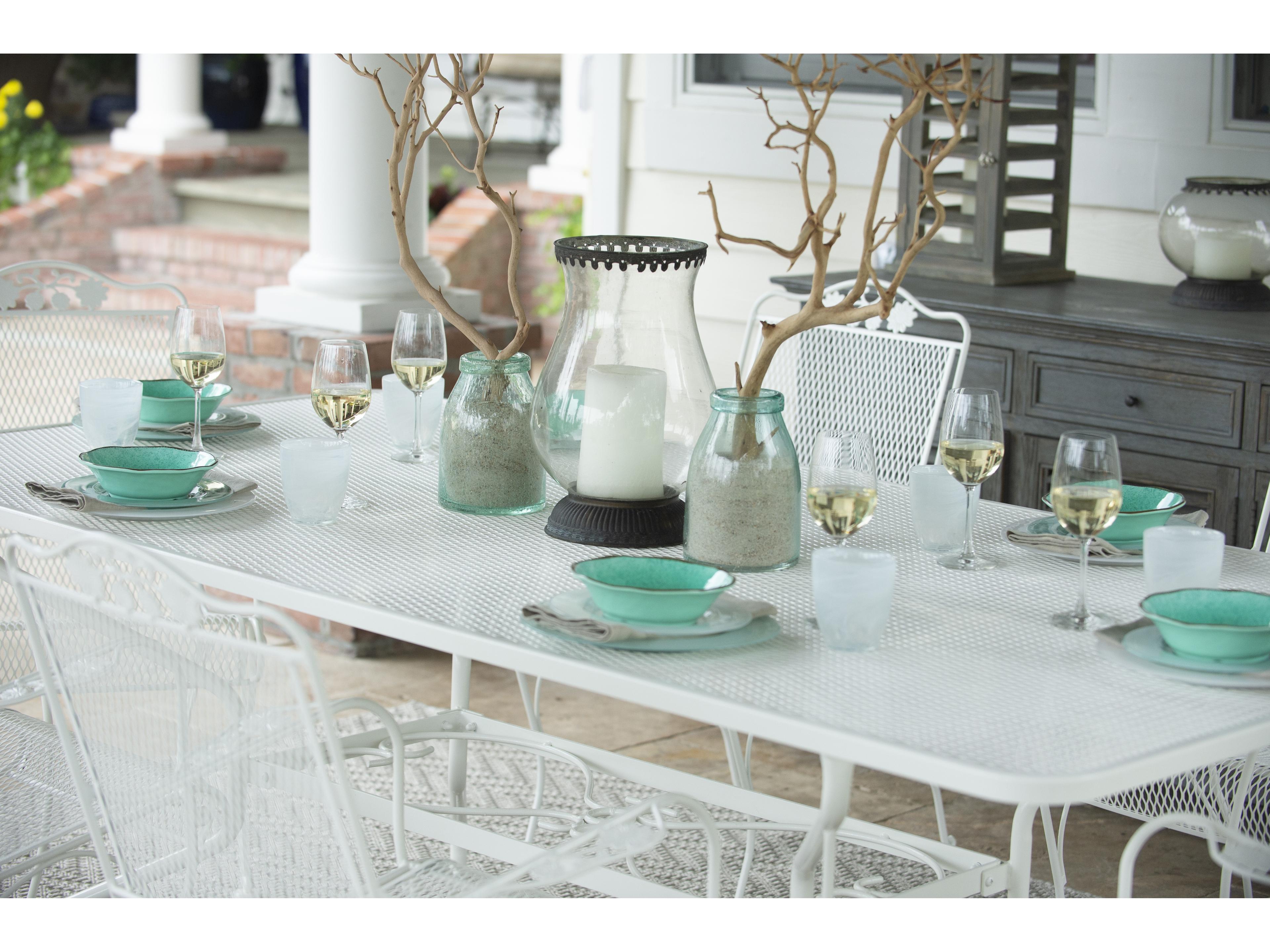 Woodard Briarwood Wrought Iron Patio Dining Set