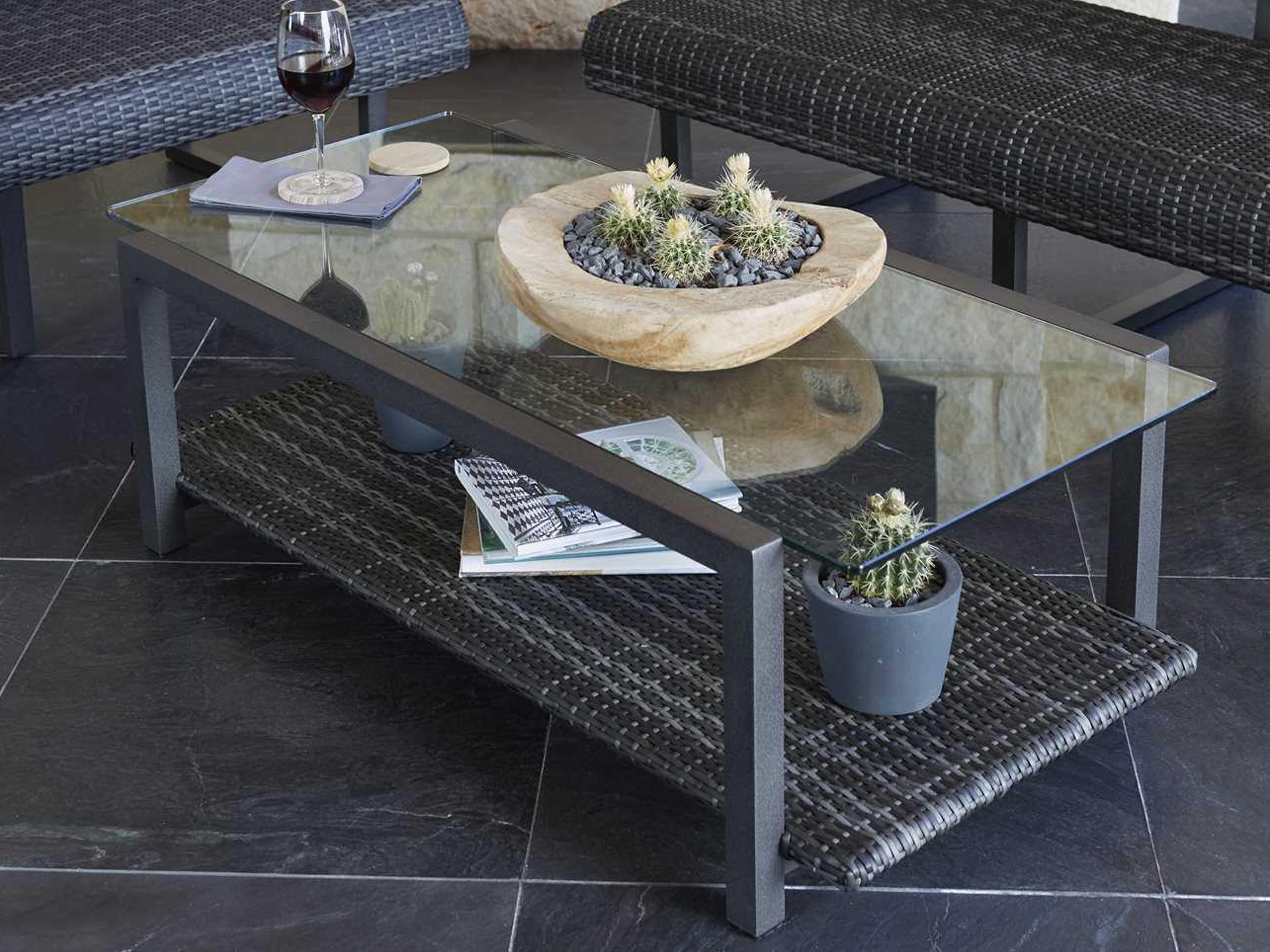 Woodard Harper Wicker Outdoor Lounge Set