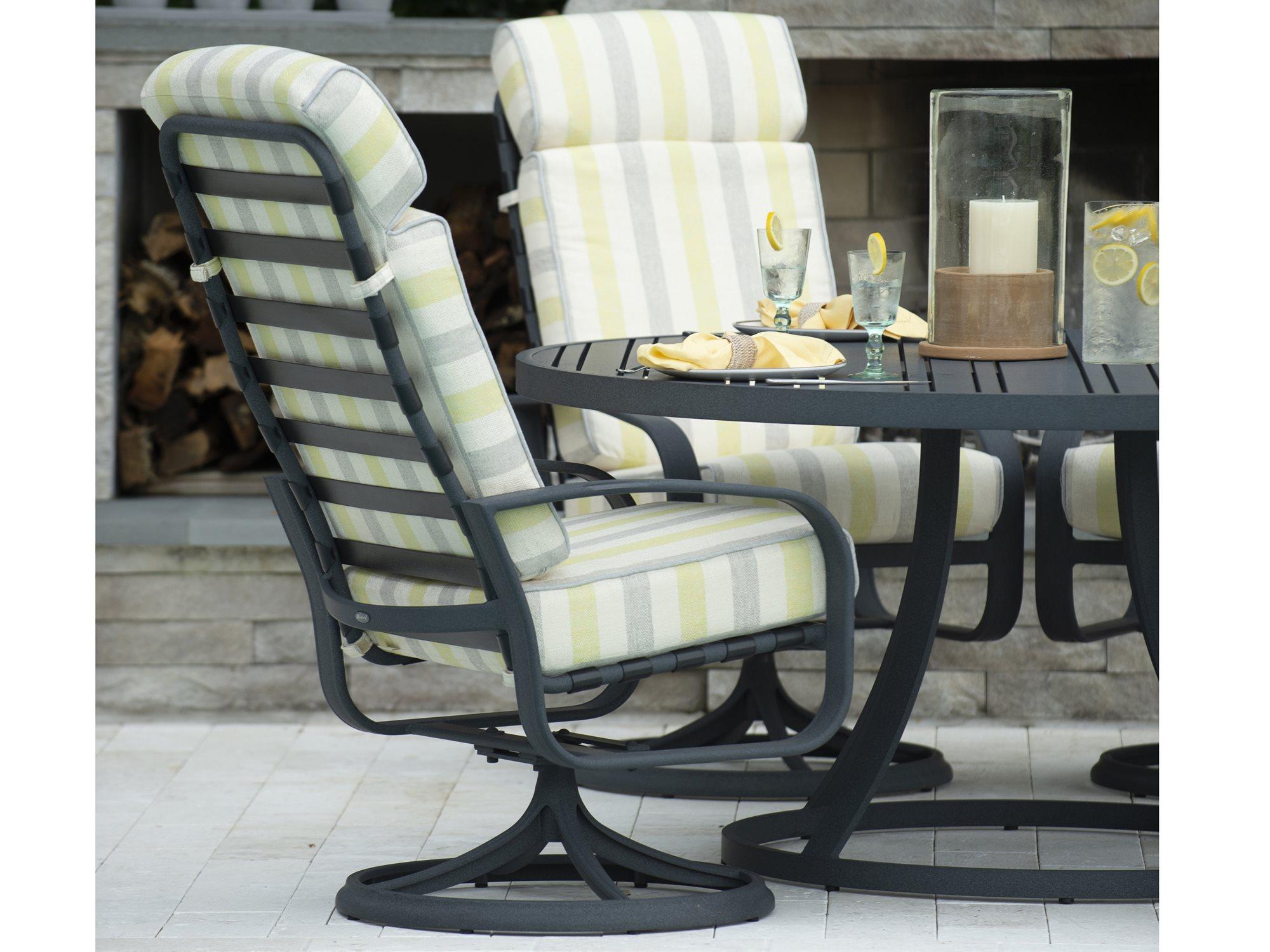 Woodard Cayman Isle Cushion Aluminum Outdoor Dining Set