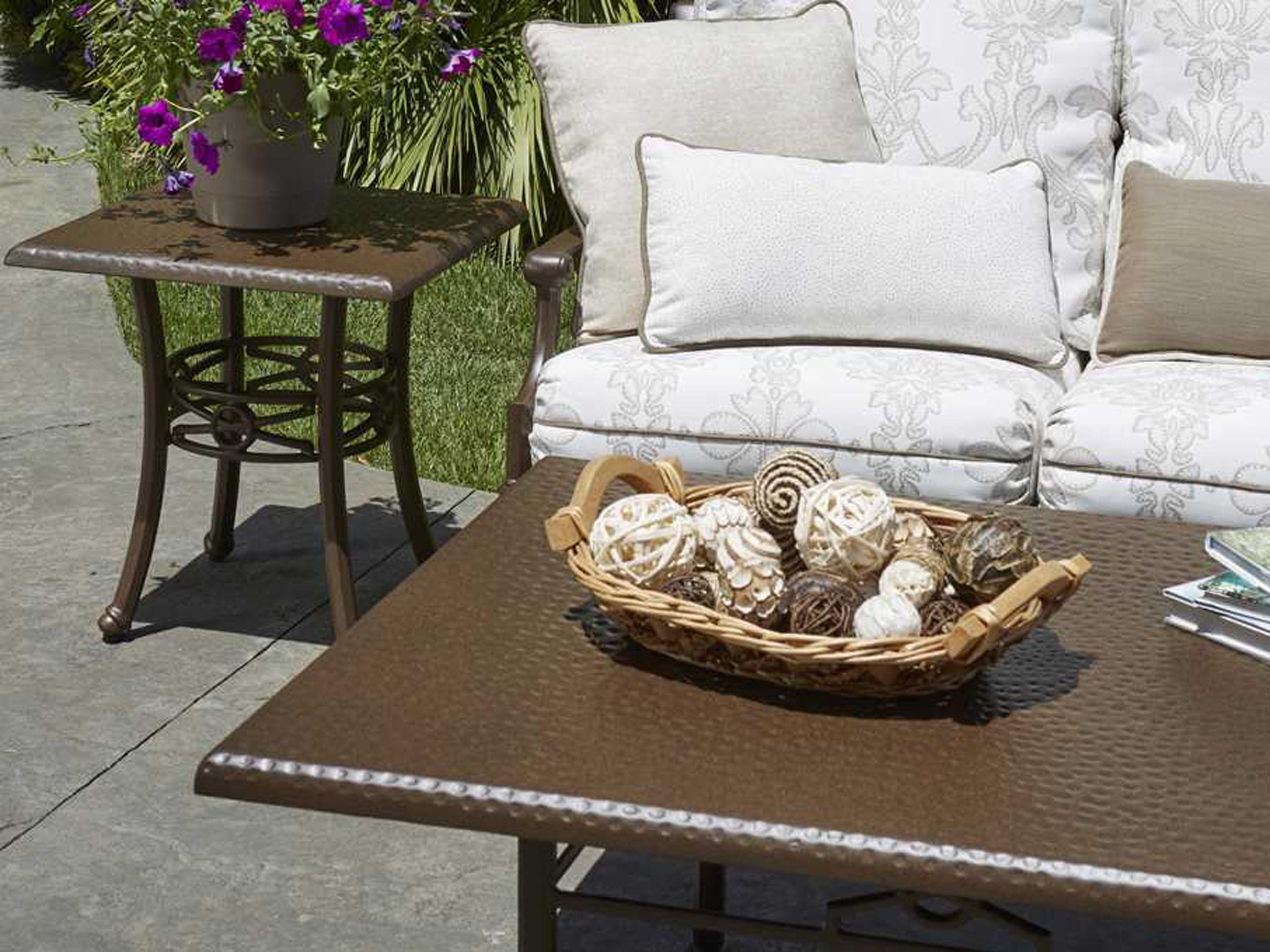 Woodard Delphi Cushion Cast Aluminum Patio Lounge Set