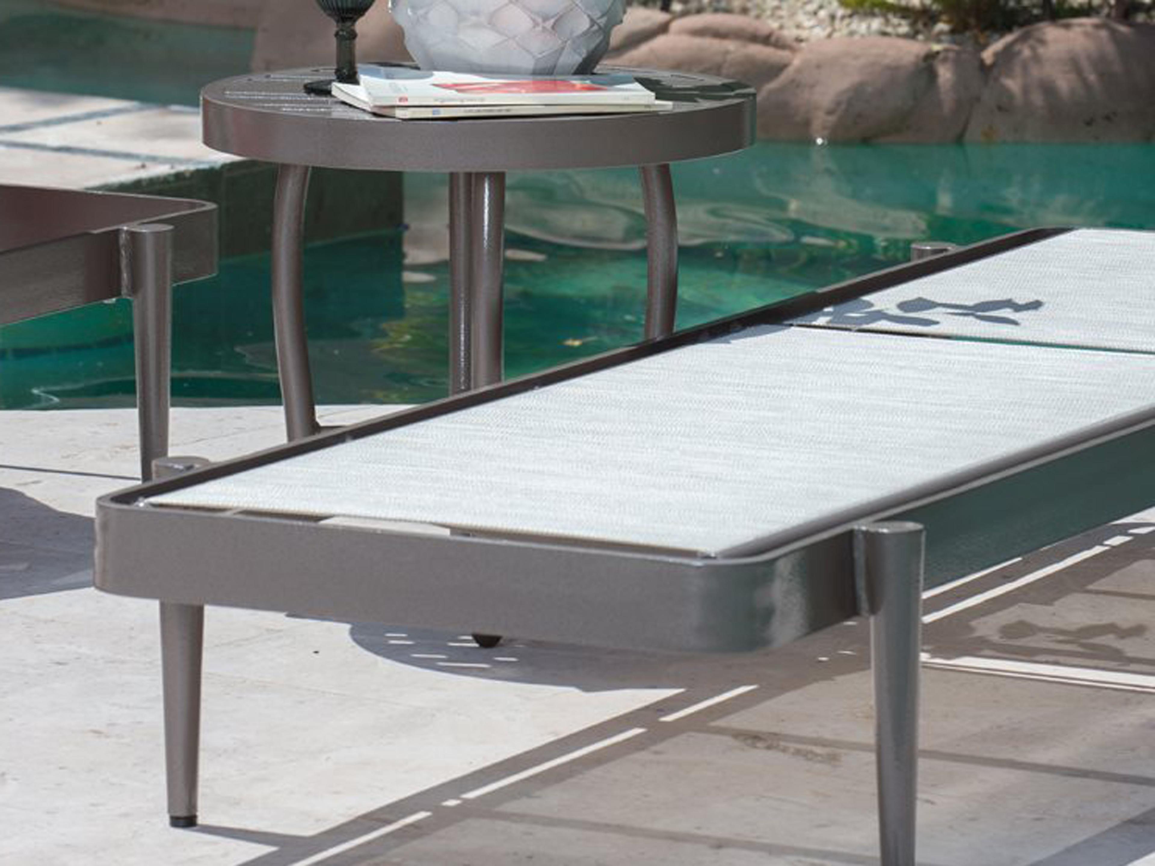 Woodard Daytona Sling Aluminum Outdoor Patio Lounge Set