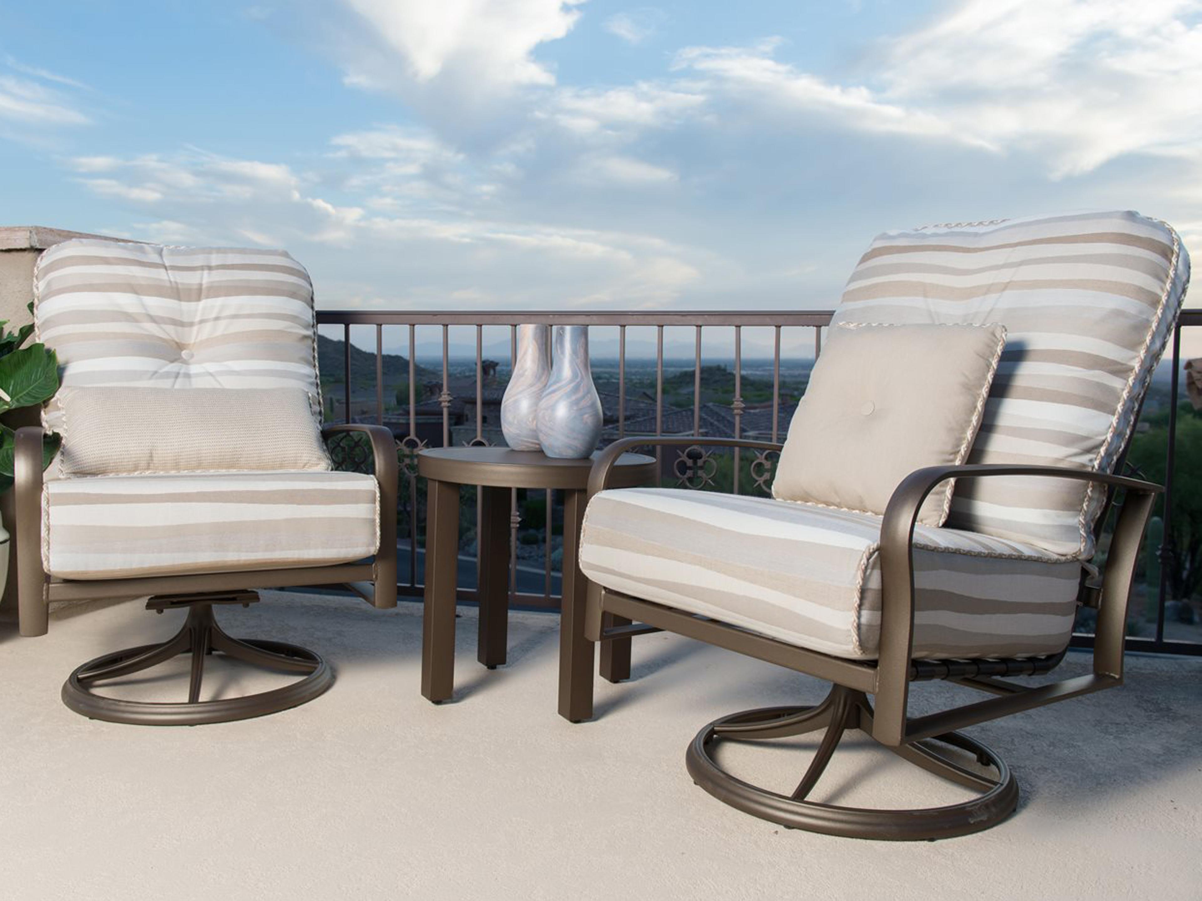 Woodard Fremont Cushion Aluminum Outdoor Patio Lounge Set