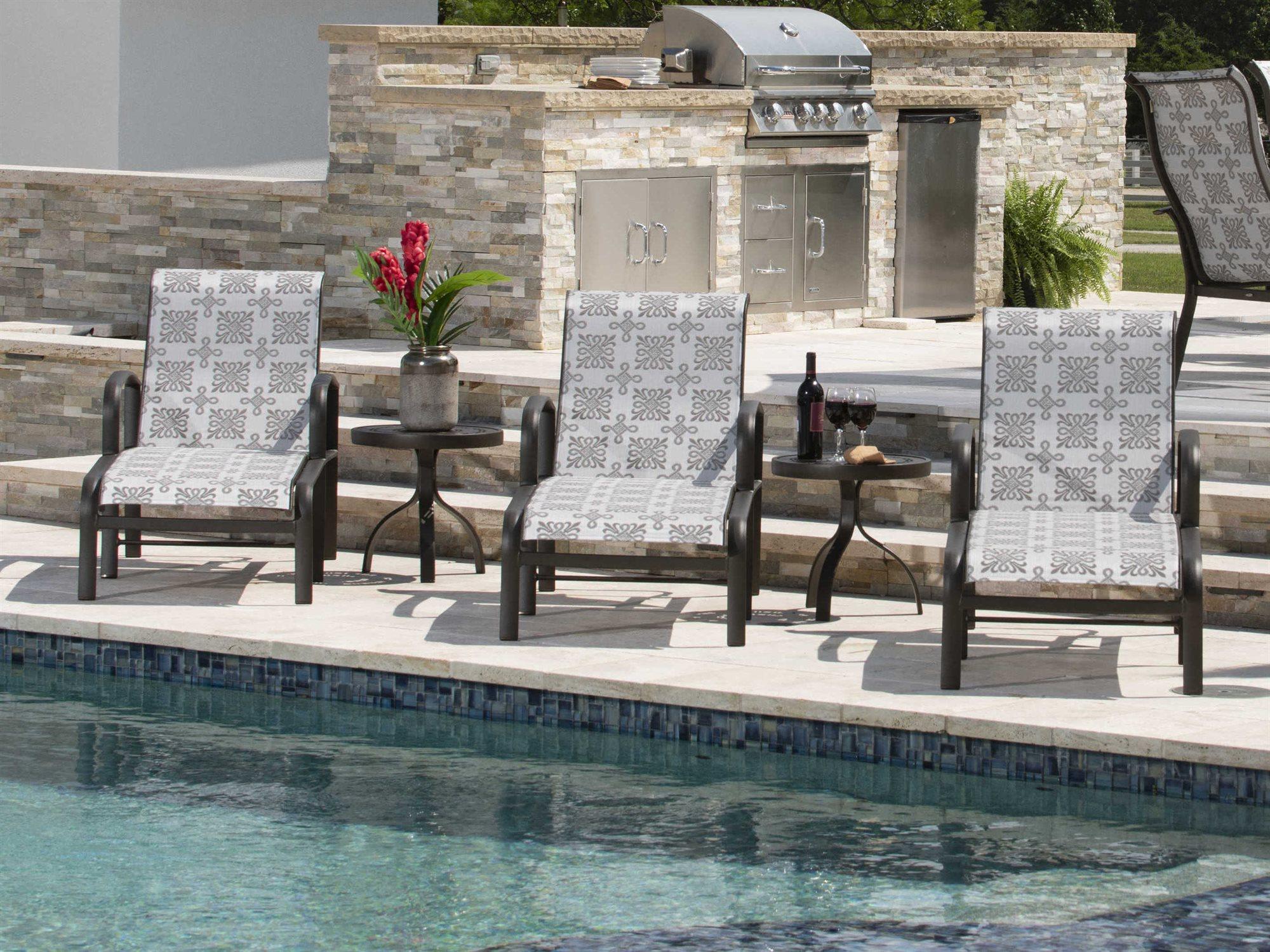 Woodard Fremont Sling Aluminum Patio Lounge Set