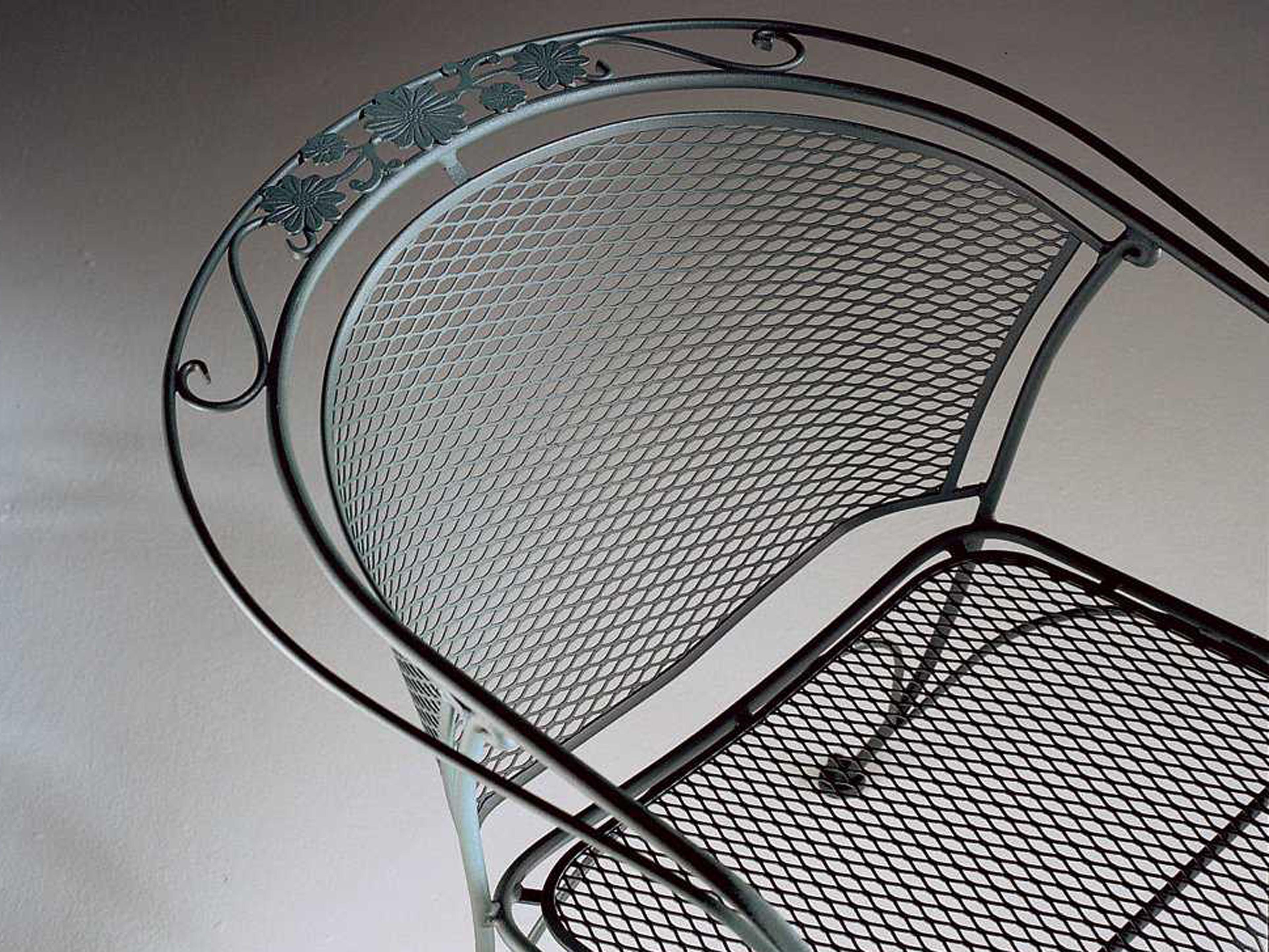 Woodard Briarwood Wrought Iron Outdoor Dining Set