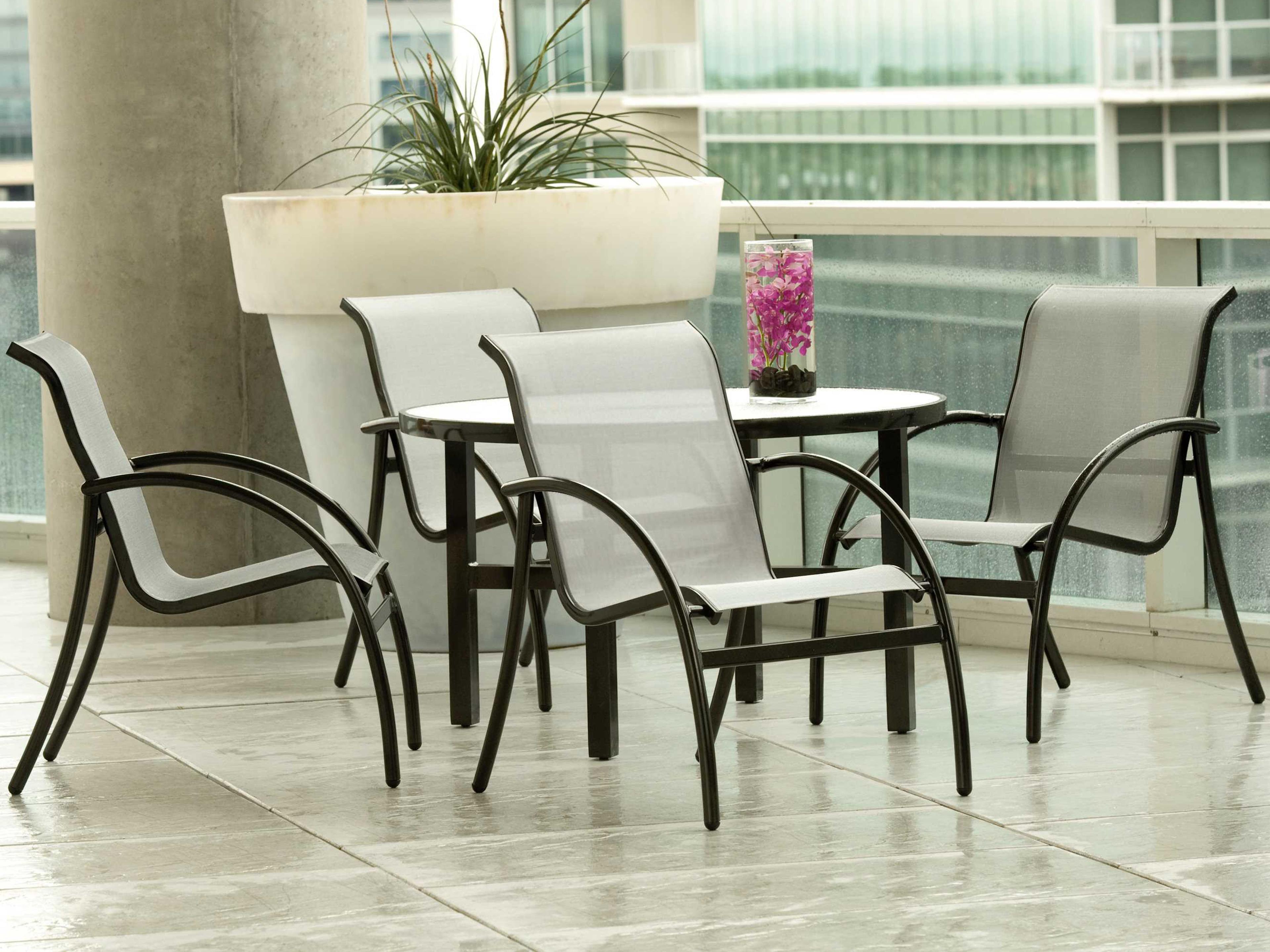 Woodard Tribeca Aluminum Patio Dining Set